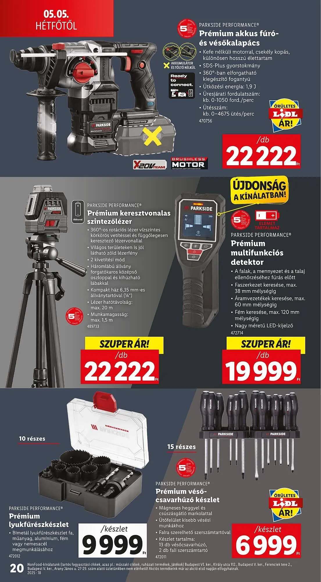 Katalógus Lidl akciós újság április 30.-tól május 12.-ig 2025. - Oldal 20