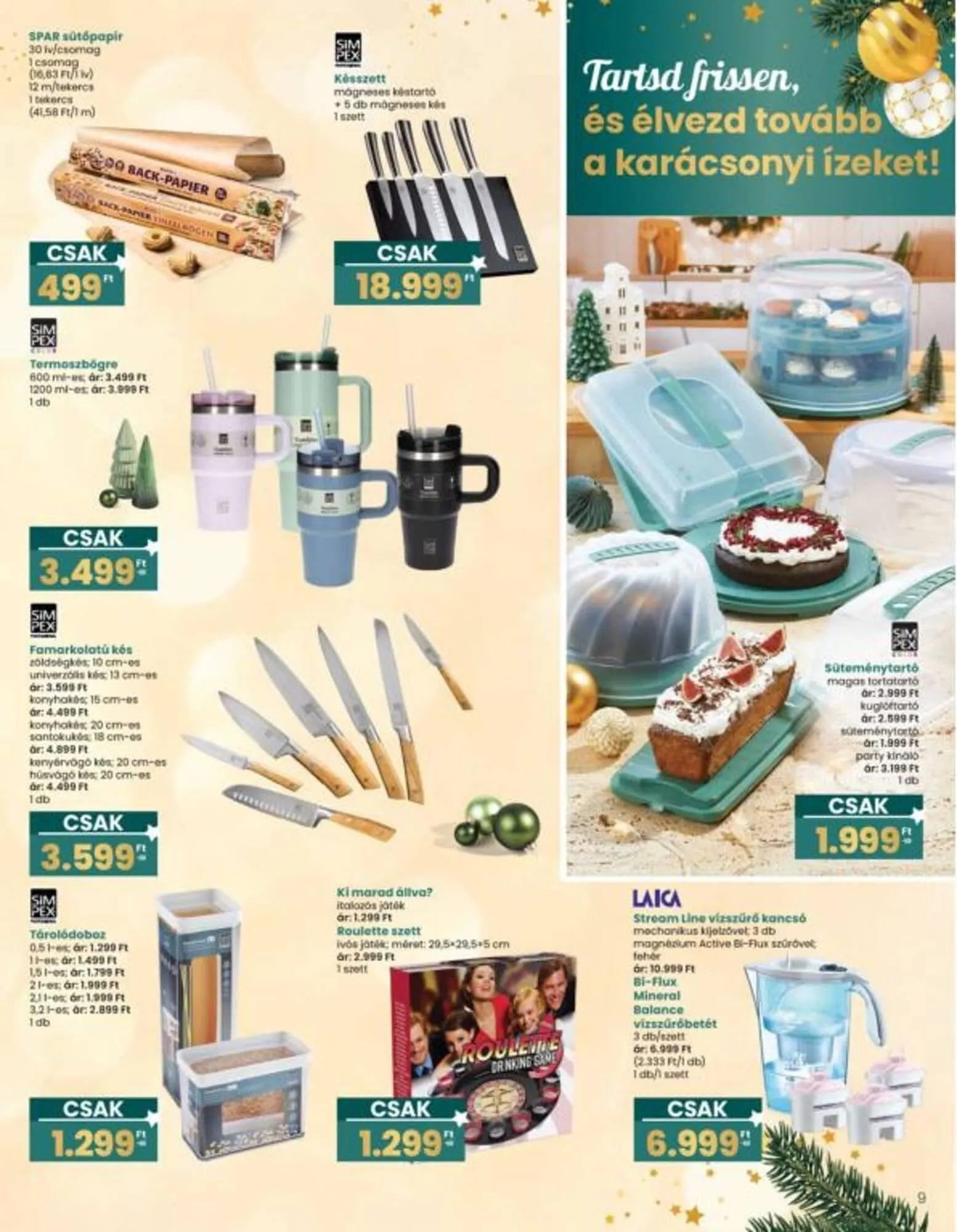 Katalógus Interspar akciós újság november 20.-tól december 27.-ig 2025. - Oldal 9