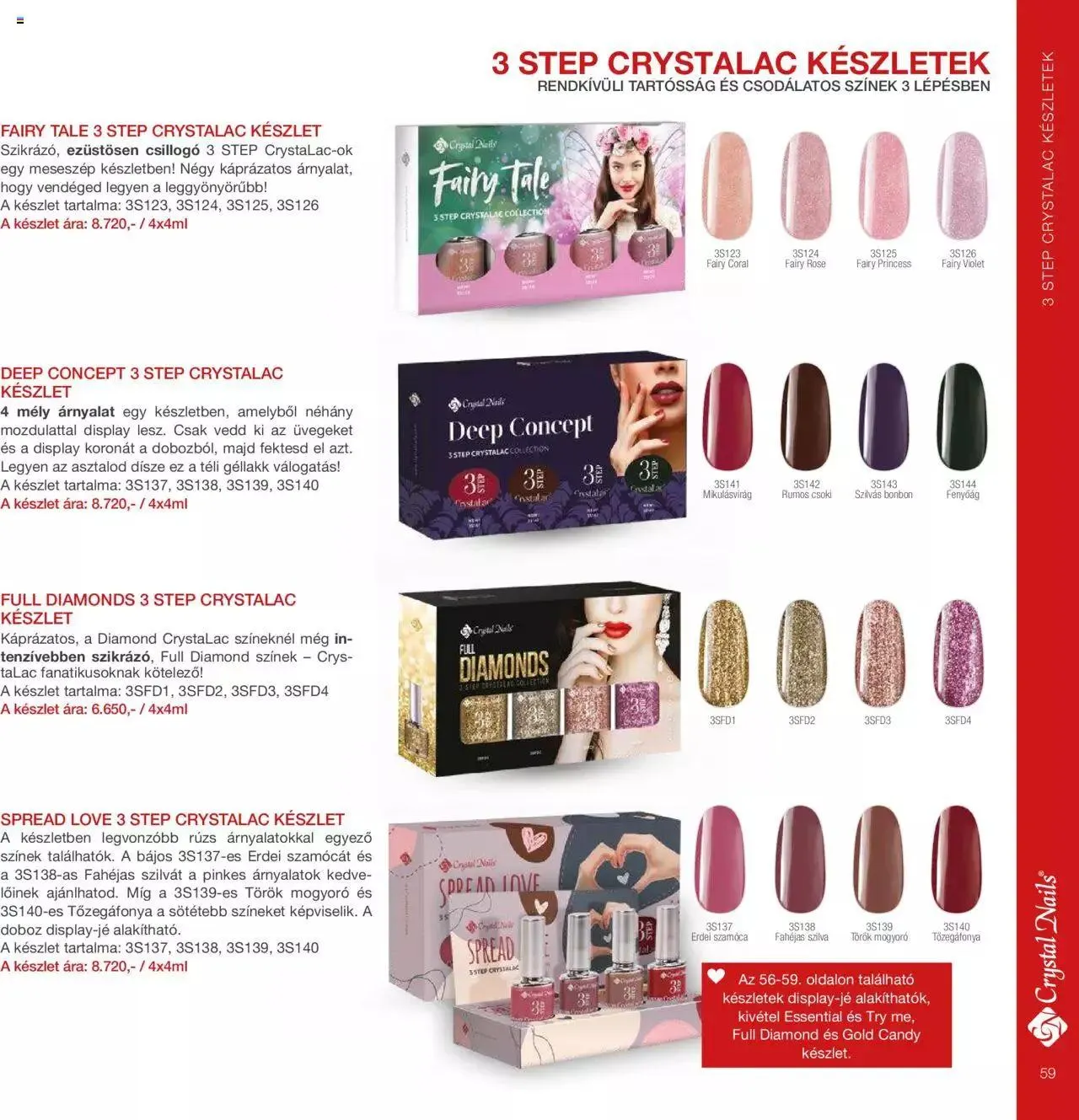 Katalógus Crystal Nails - Nagykatalógus 22/23 március 8.-tól december 31.-ig 2023. - Oldal 59