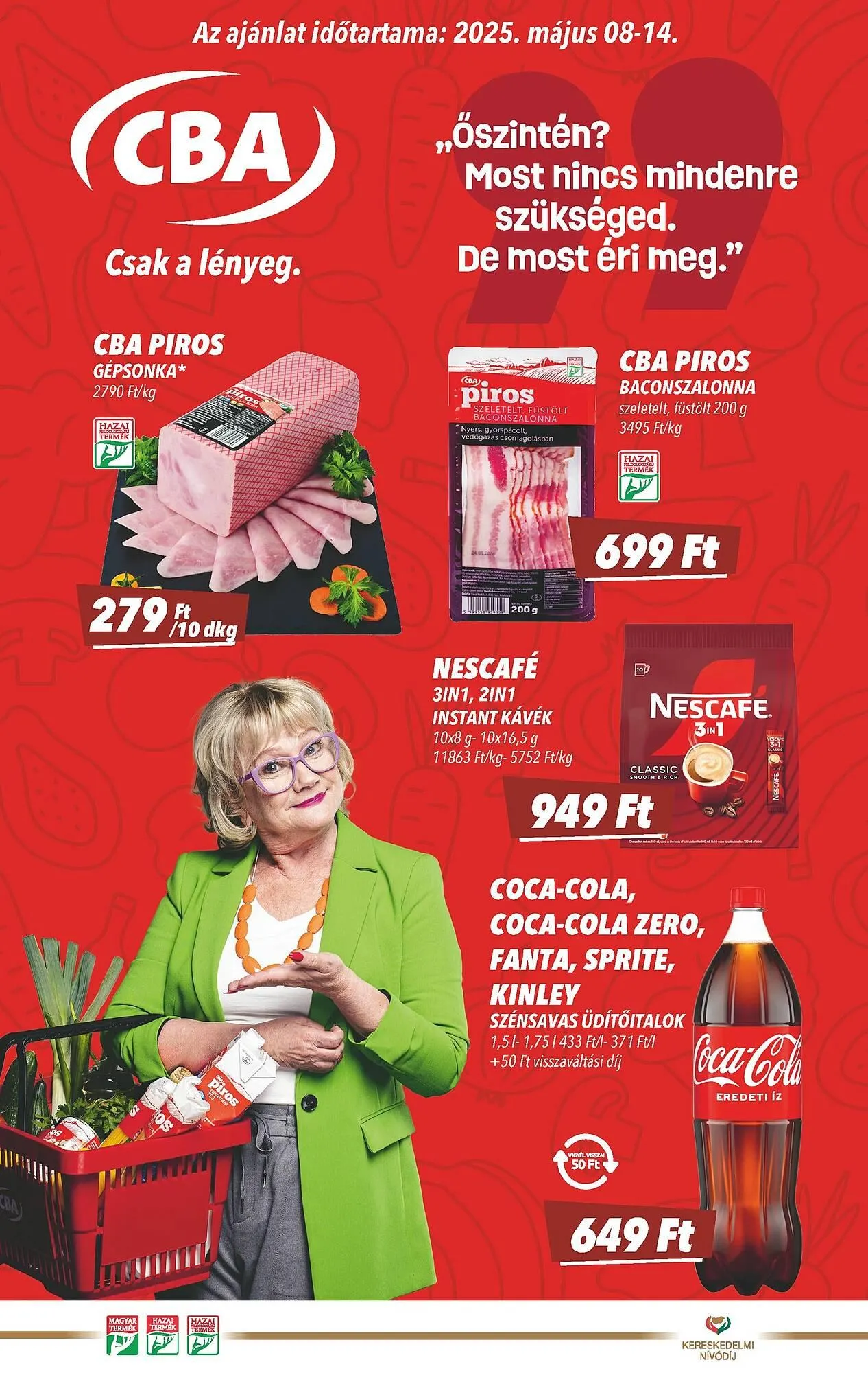 Katalógus CBA akciós újság május 8.-tól május 14.-ig 2025. - Oldal 1