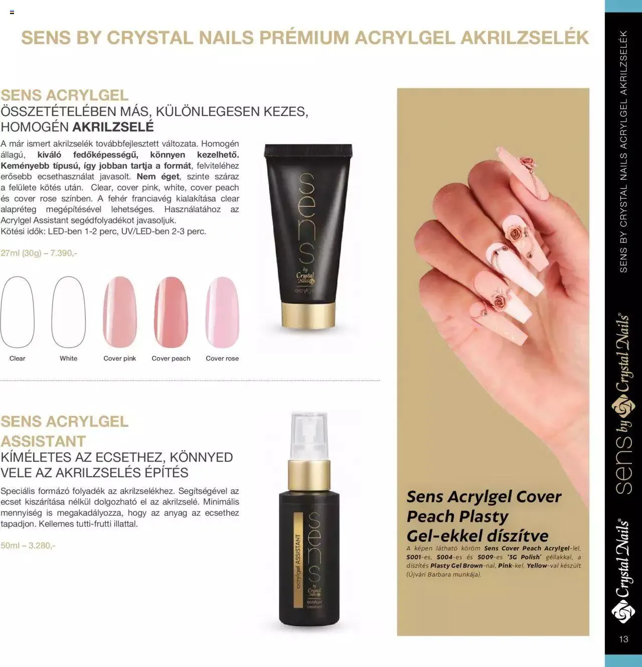 Katalógus Crystal Nails - Nagykatalógus 22/23 március 8.-tól december 31.-ig 2023. - Oldal 13
