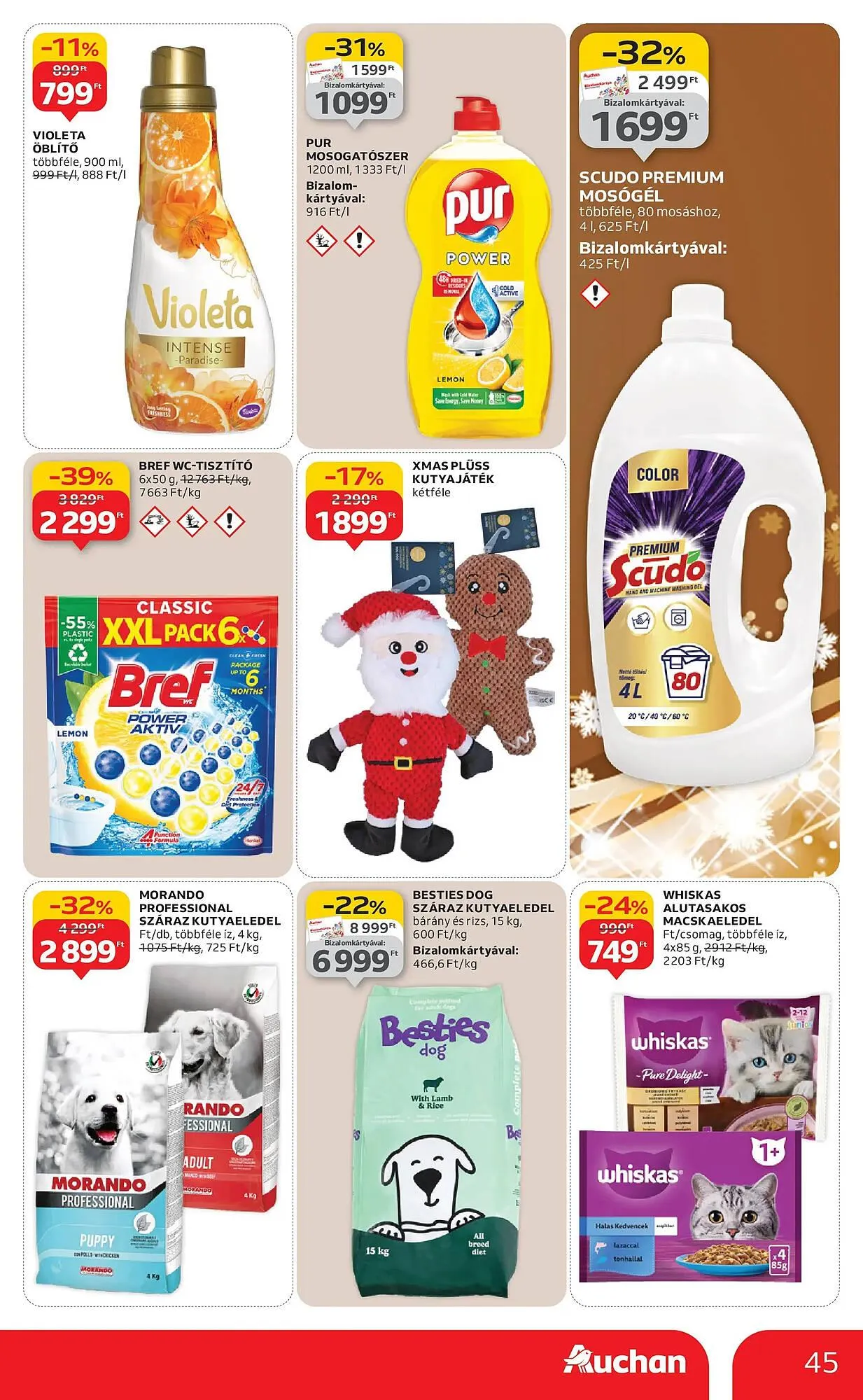 Katalógus Auchan akciós újság december 18.-tól december 24.-ig 2025. - Oldal 45