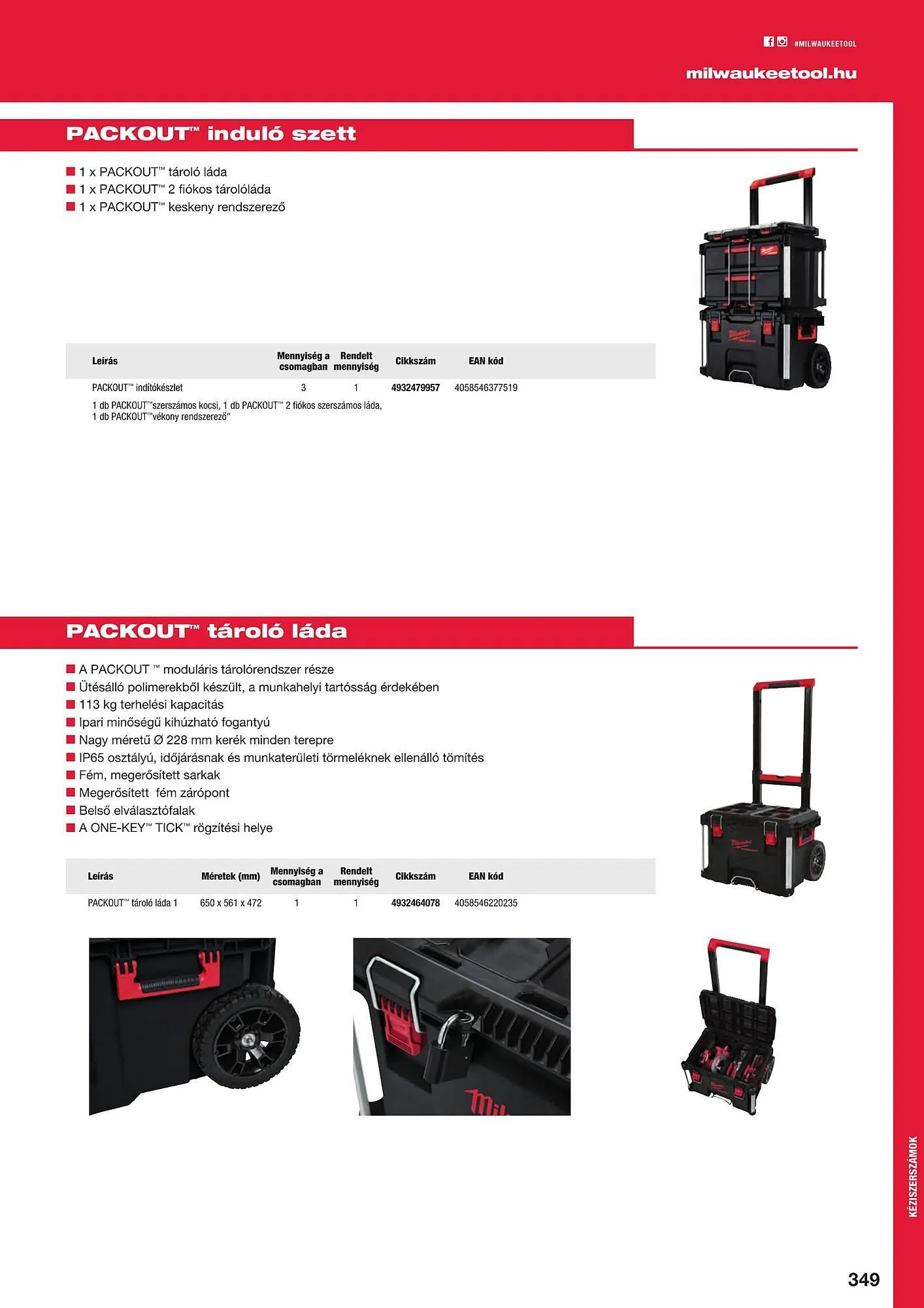 Katalógus Milwaukeetool akciós újság augusztus 14.-tól december 31.-ig 2024. - Oldal 349