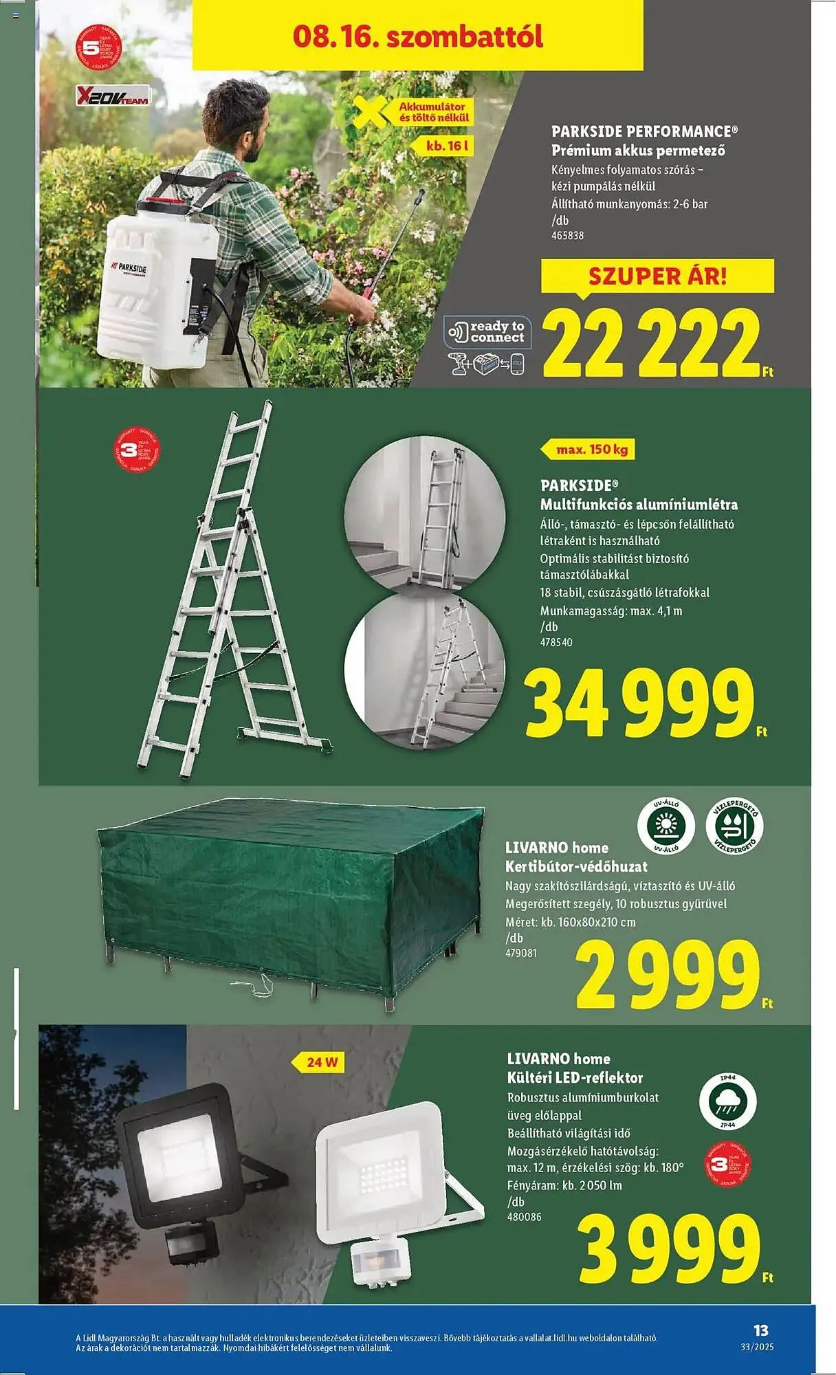 Katalógus Lidl akciós újság augusztus 14.-tól augusztus 20.-ig 2025. - Oldal 13