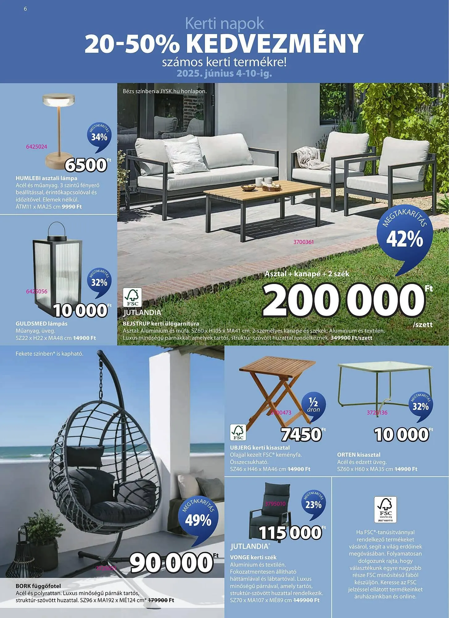 Katalógus JYSK akciós újság június 4.-tól június 22.-ig 2025. - Oldal 6