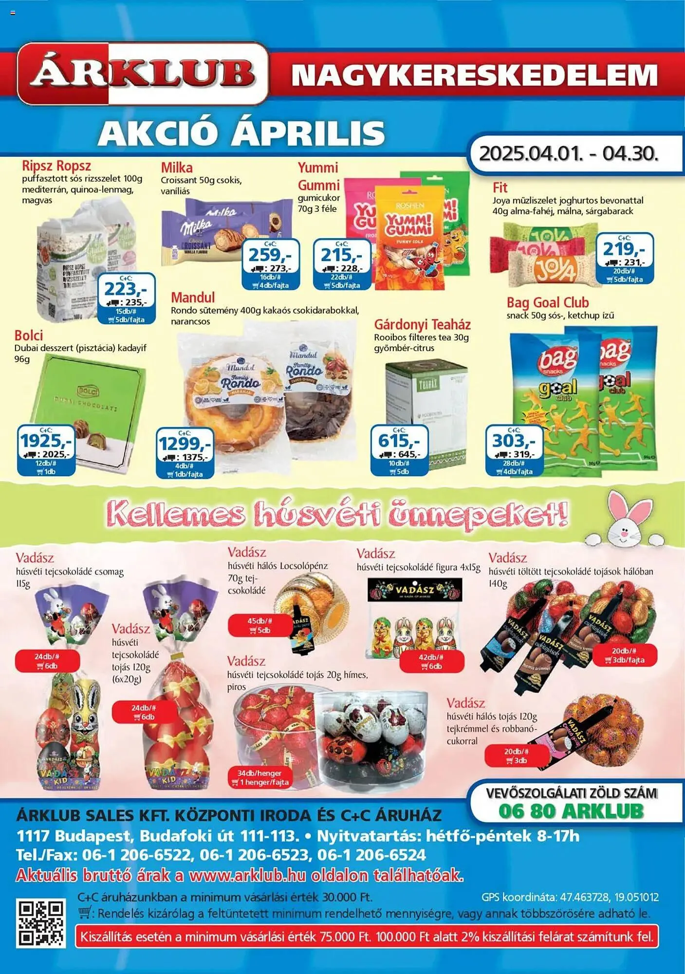 Katalógus ÁRKLUB akciós újság április 1.-tól április 30.-ig 2025. - Oldal 1