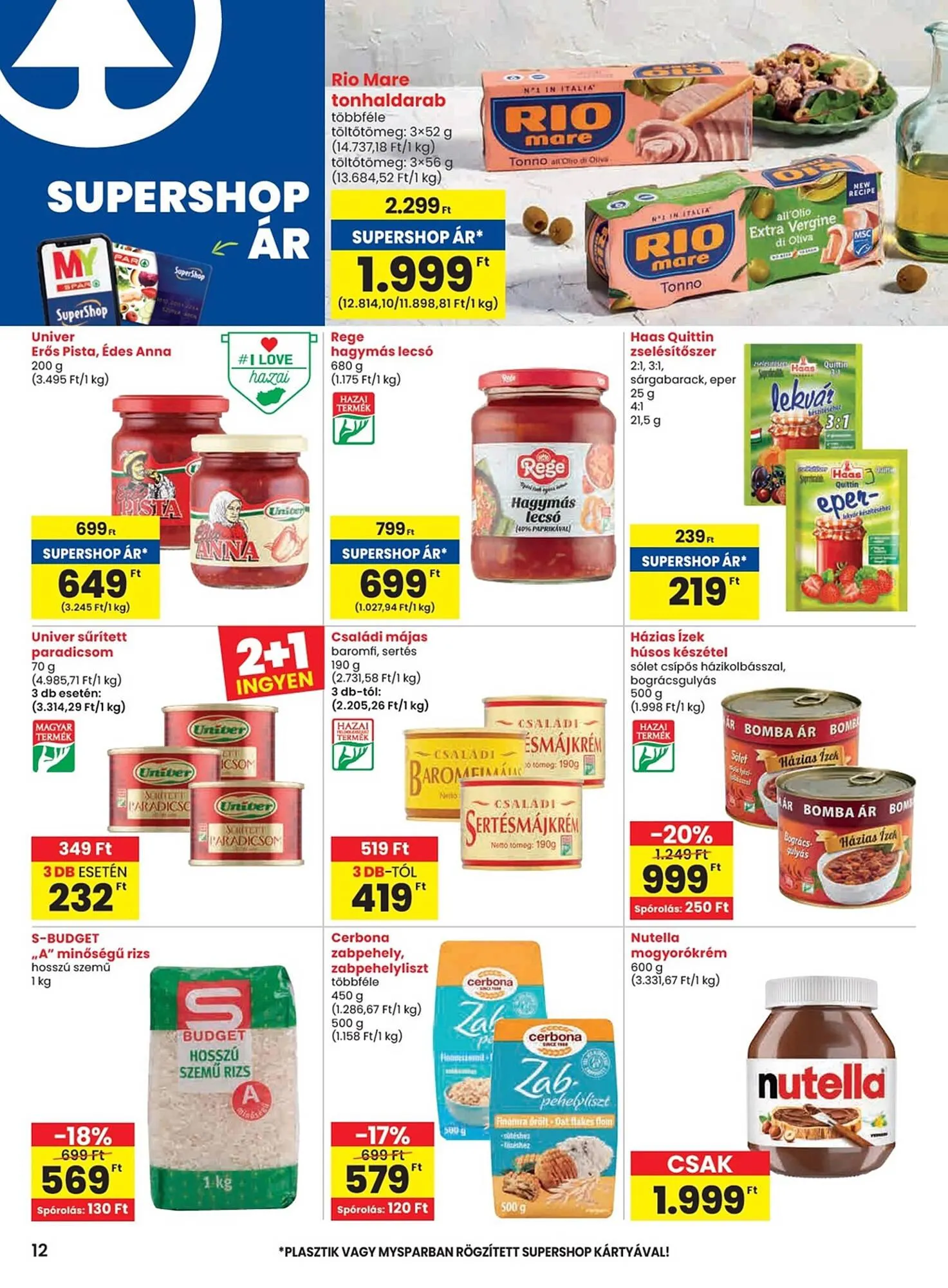 Katalógus Spar akciós újság július 10.-tól július 16.-ig 2025. - Oldal 12