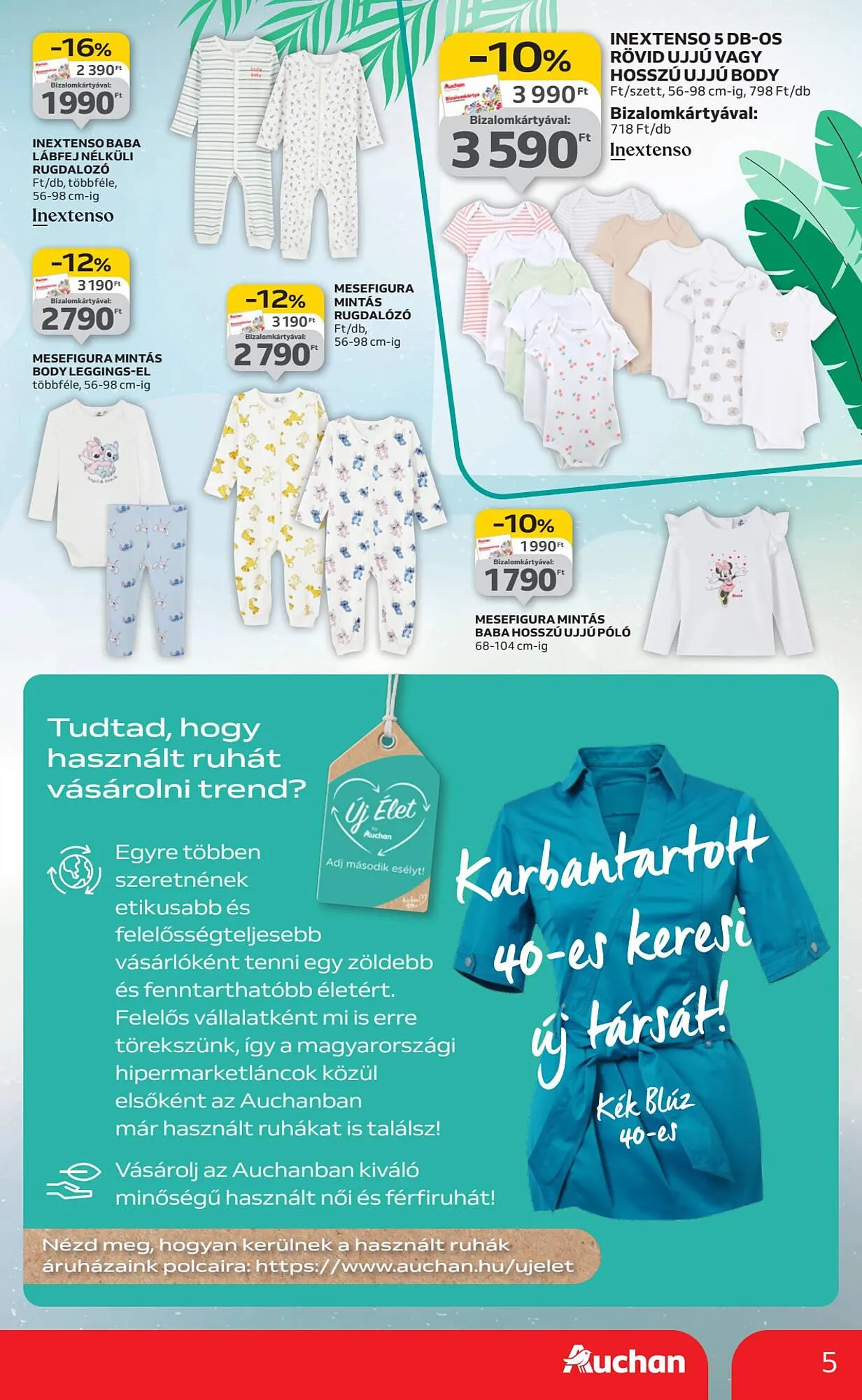 Katalógus Auchan akciós újság július 31.-tól augusztus 27.-ig 2025. - Oldal 5