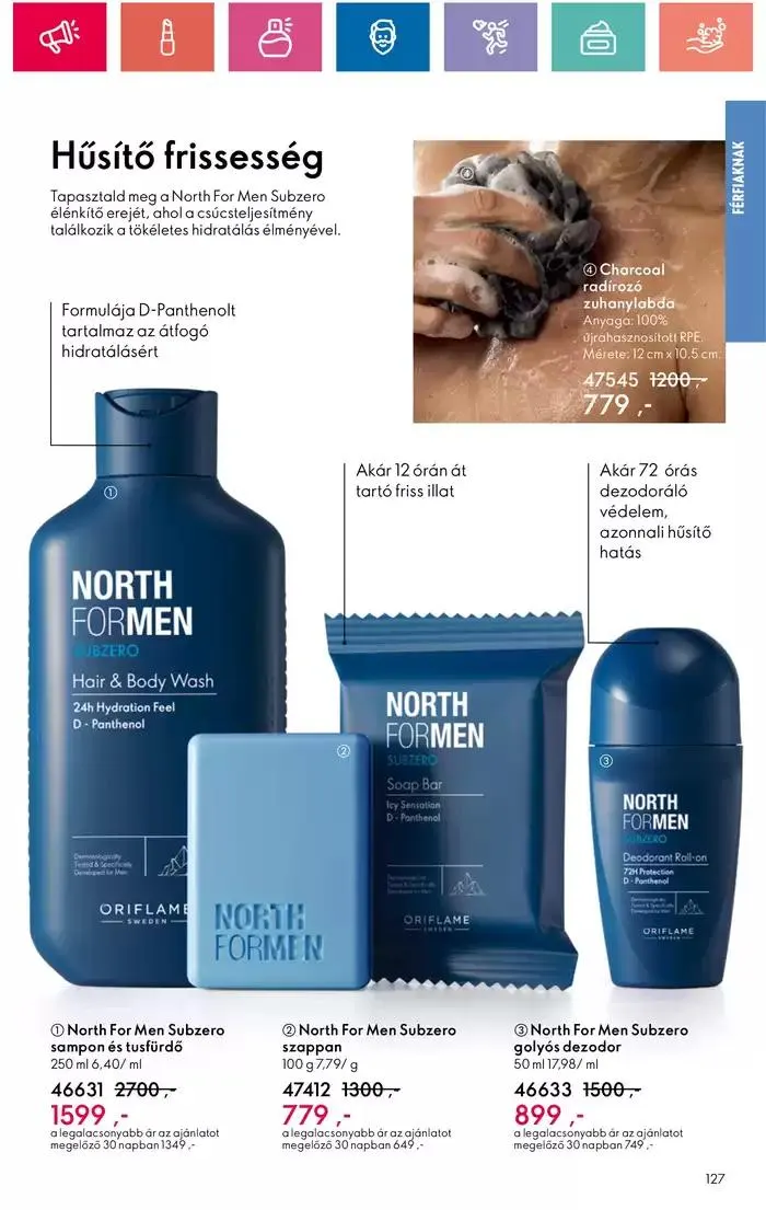 Katalógus ORIFLAME akciós december 29.-tól január 12.-ig 2025. - Oldal 127