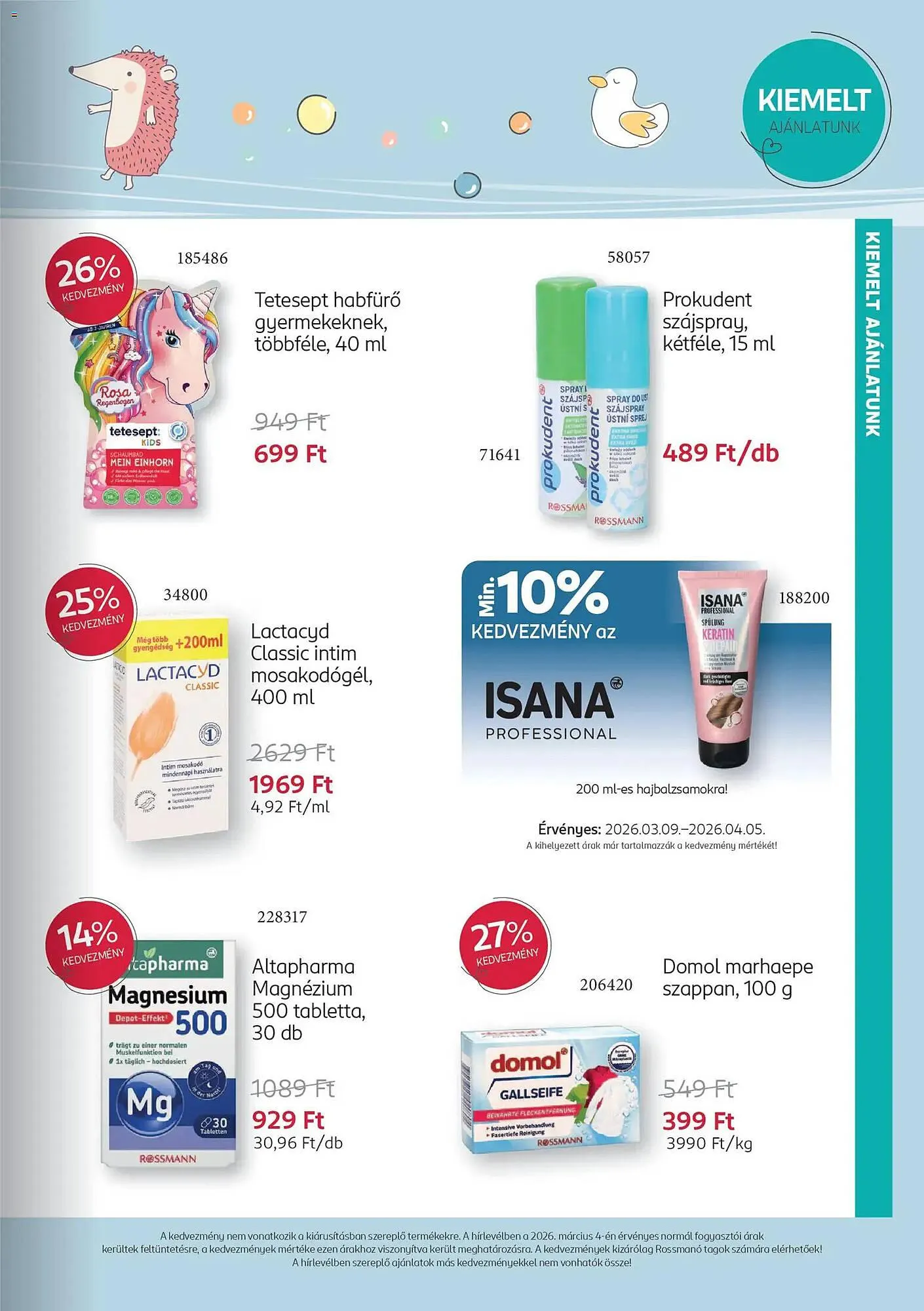 Katalógus Rossmann akciós újság március 9.-tól április 5.-ig 2026. - Oldal 3