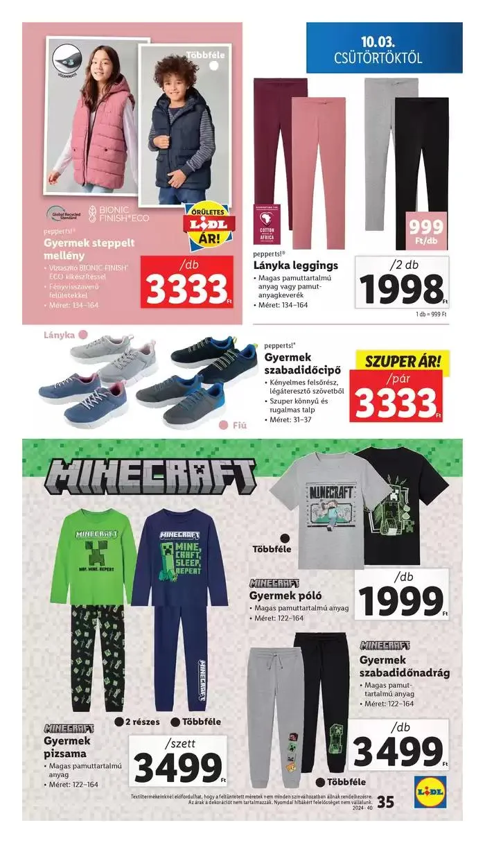 Katalógus Akciós újság – 40. hét október 3.-tól október 9.-ig 2024. - Oldal 35