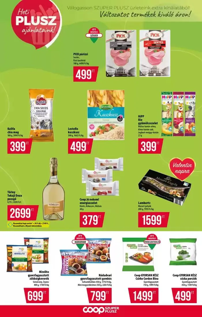 Katalógus Coop országos szórólap február 2. hét - Szuper Plusz február 6.-tól február 12.-ig 2025. - Oldal 4