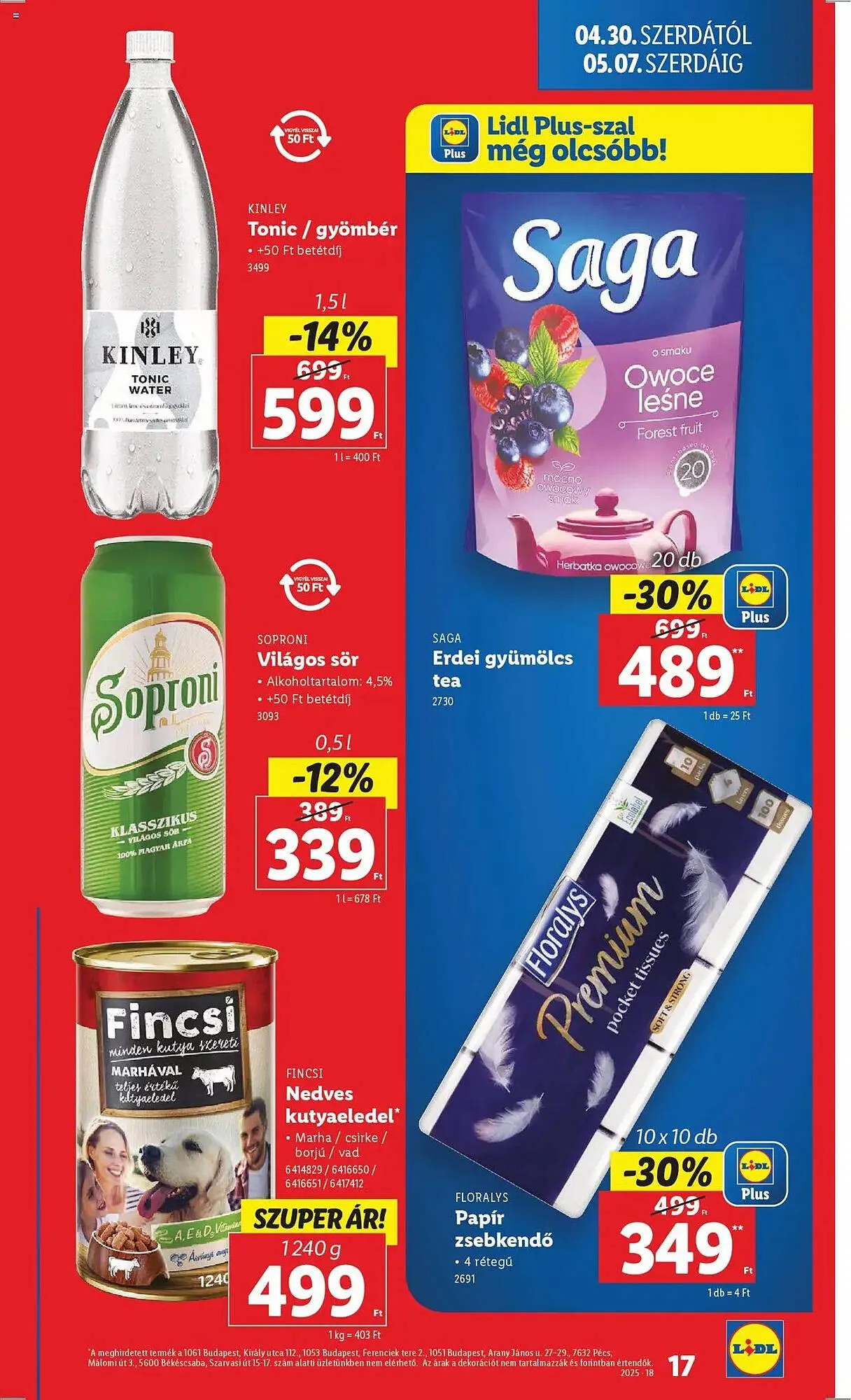 Katalógus Lidl akciós újság április 30.-tól május 7.-ig 2025. - Oldal 17
