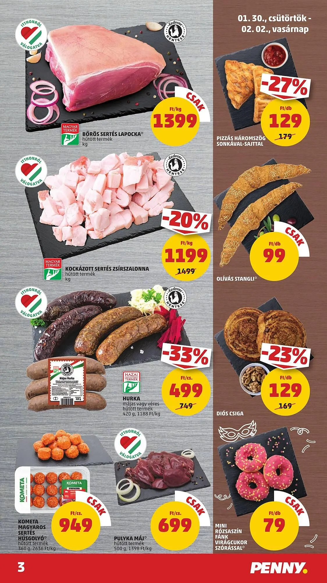 Katalógus PENNY akciós újság január 30.-tól február 5.-ig 2025. - Oldal 3