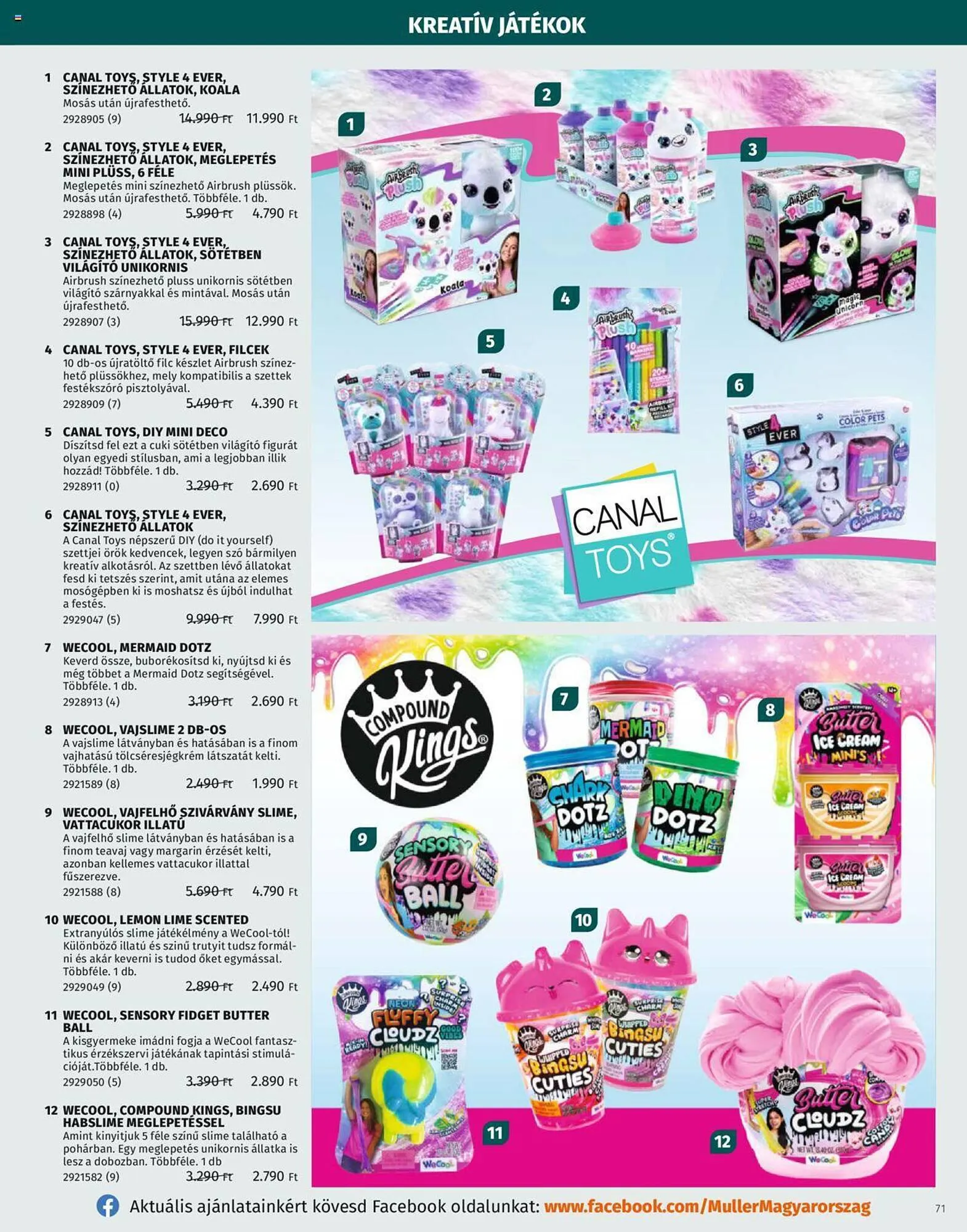 Katalógus Müller akciós újság október 30.-tól december 31.-ig 2023. - Oldal 71