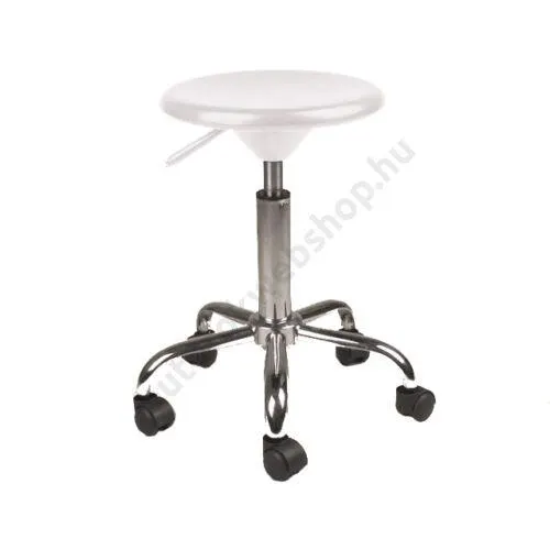 Benin gurulós forgószék, fehér