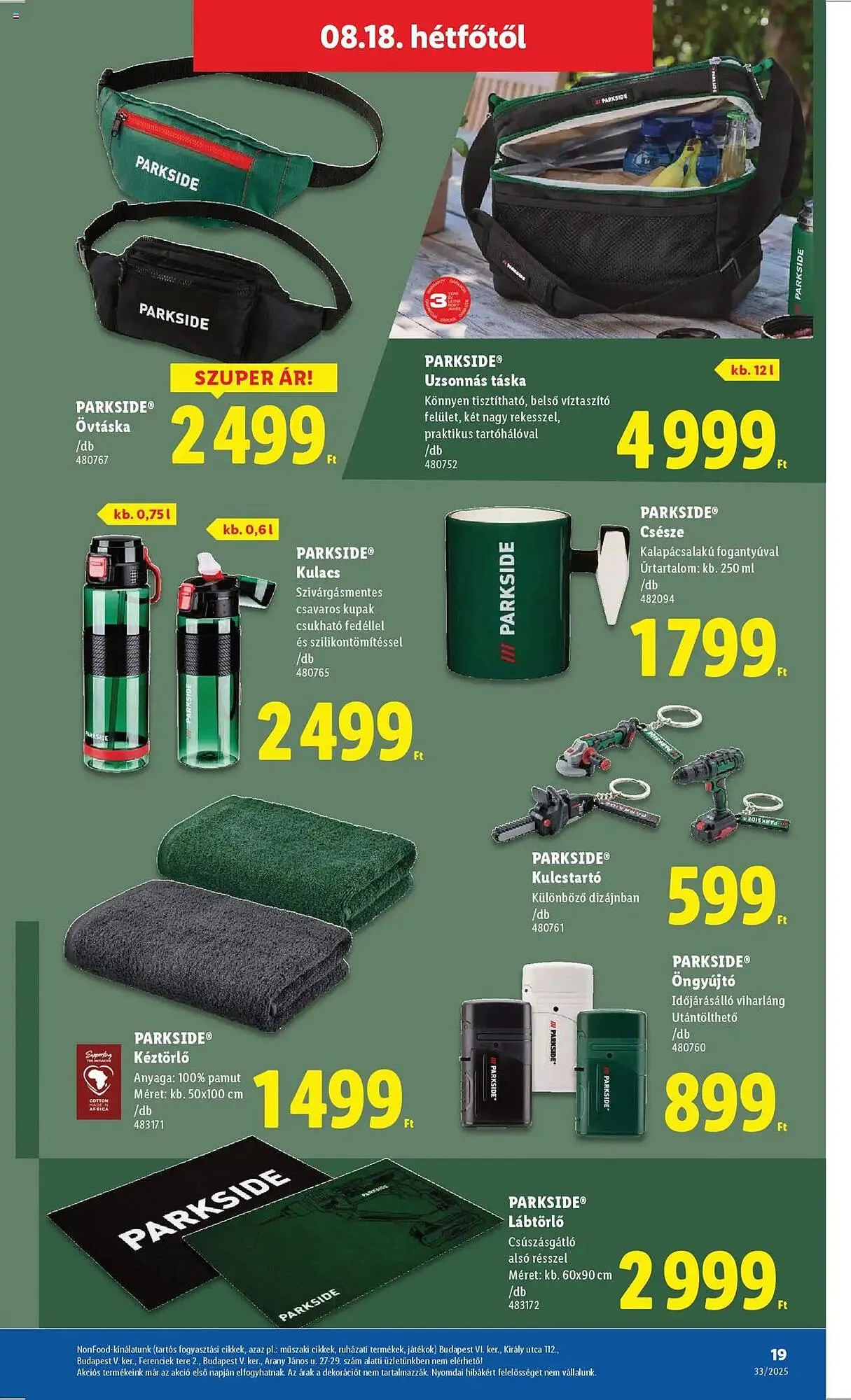 Katalógus Lidl akciós újság augusztus 14.-tól augusztus 20.-ig 2025. - Oldal 19