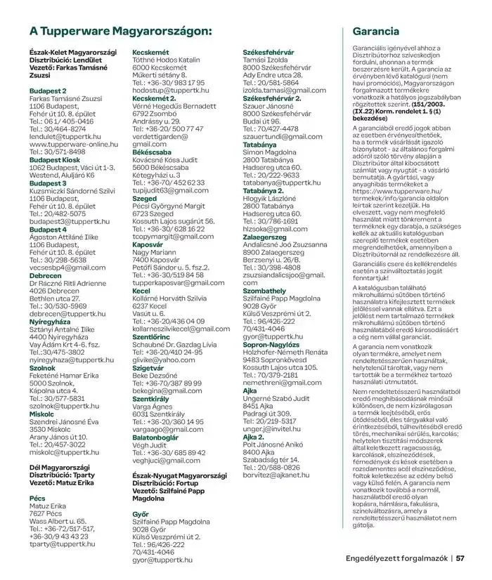 Katalógus Tupperware Autumn - Winter 2024/2025 Catalogue október 3.-tól március 23.-ig 2025. - Oldal 57