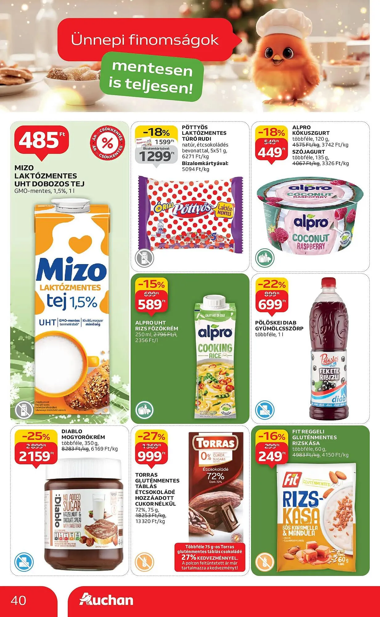 Katalógus Auchan akciós újság december 4.-tól december 10.-ig 2025. - Oldal 40