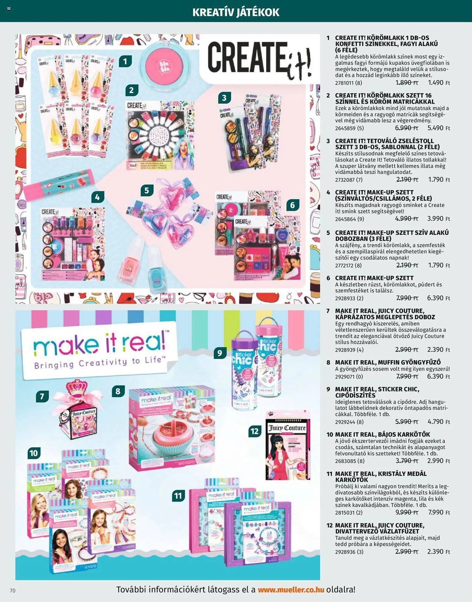 Katalógus Müller akciós újság október 30.-tól december 31.-ig 2023. - Oldal 70