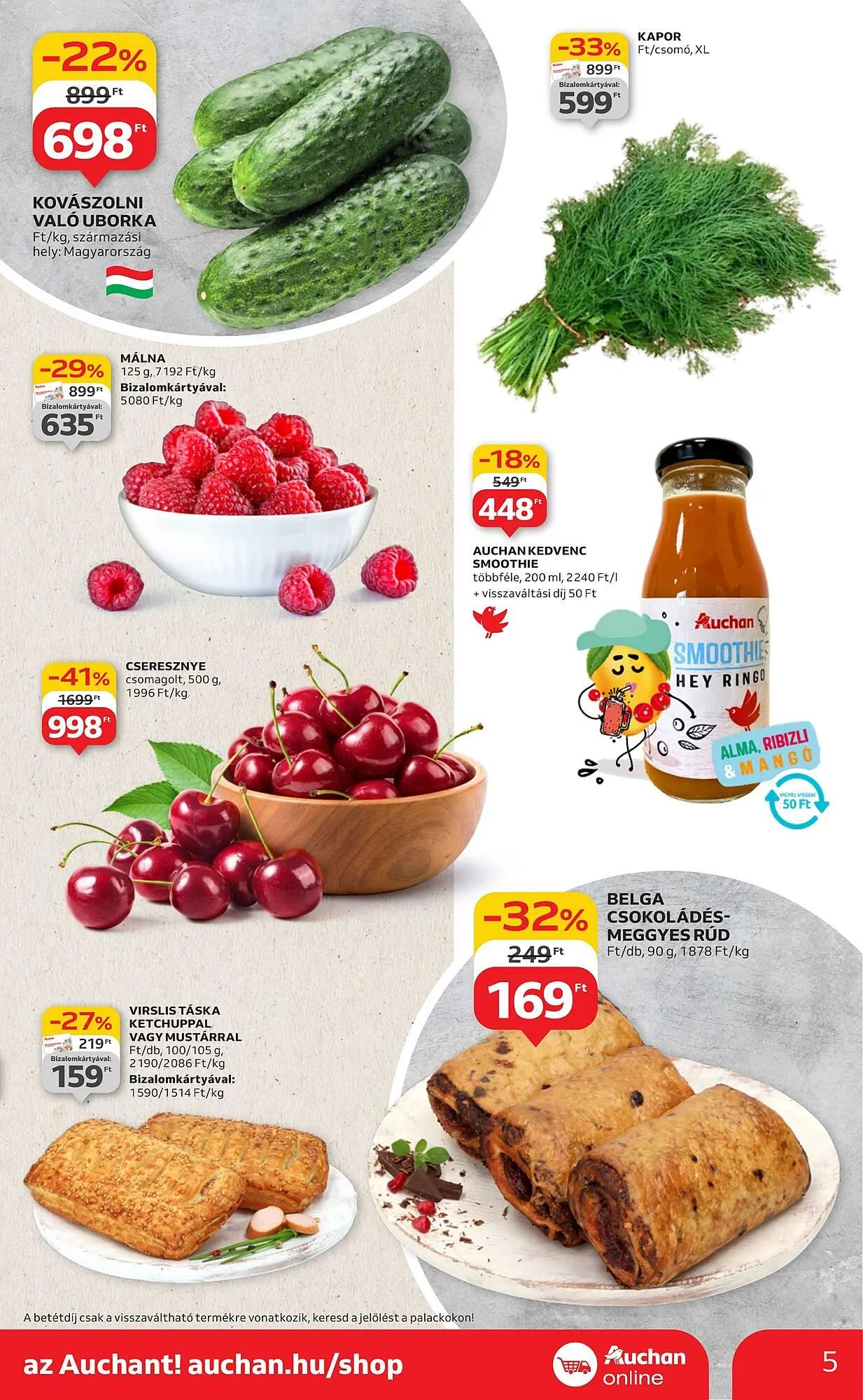 Katalógus Auchan akciós újság június 26.-tól július 2.-ig 2025. - Oldal 5