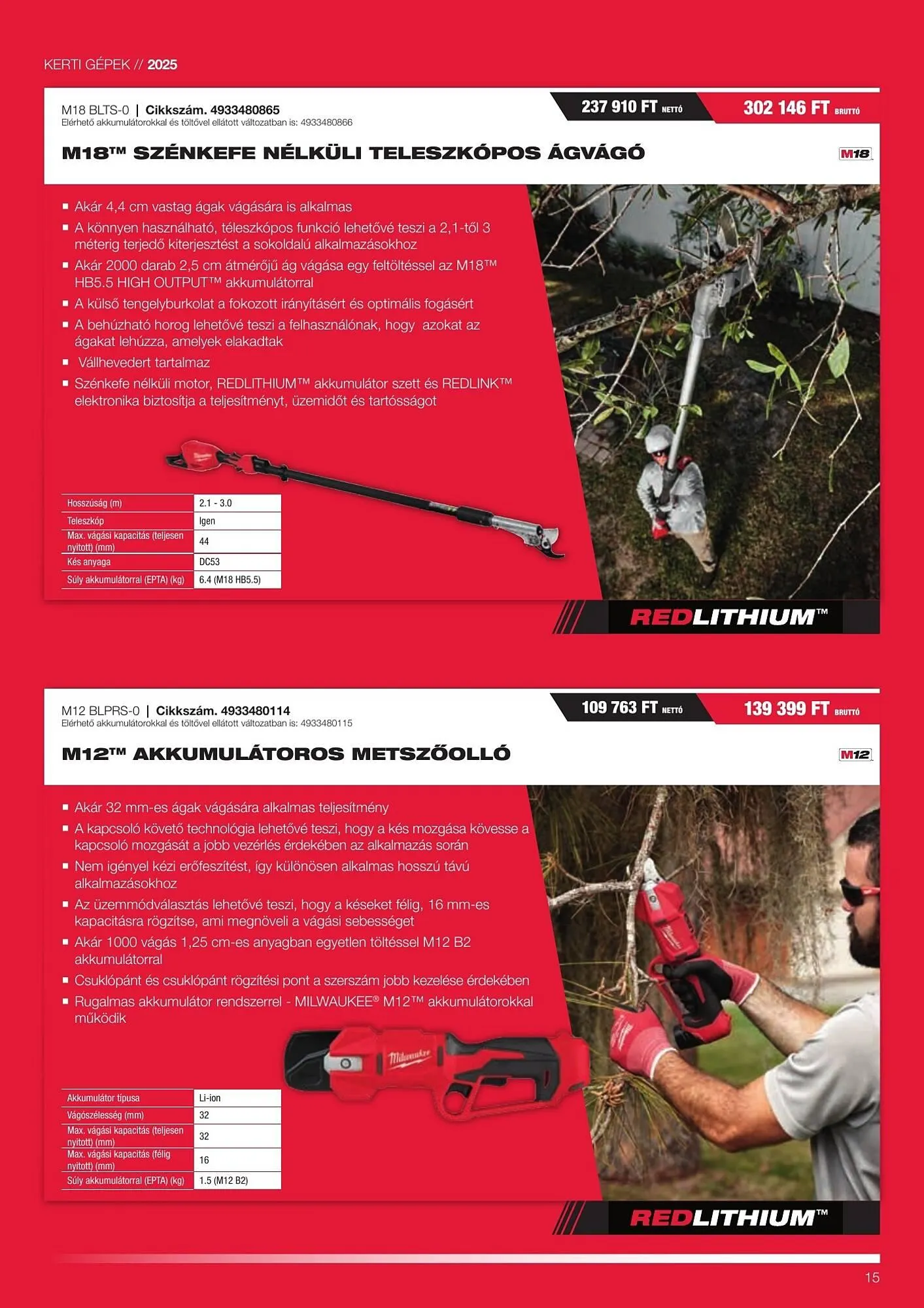 Katalógus Milwaukee akciós újság szeptember 16.-tól december 31.-ig 2025. - Oldal 15