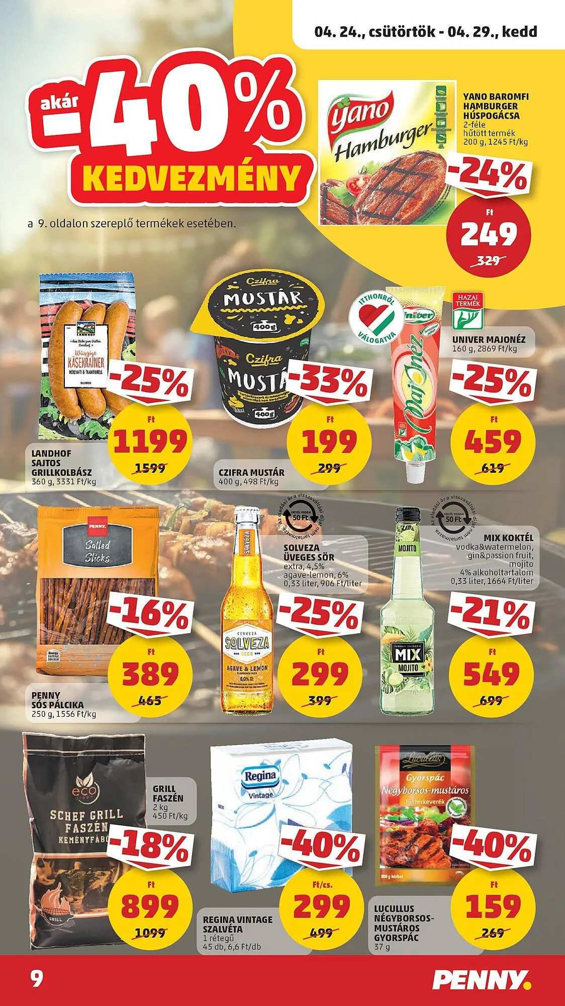 Katalógus PENNY akciós újság április 24.-tól április 29.-ig 2025. - Oldal 9