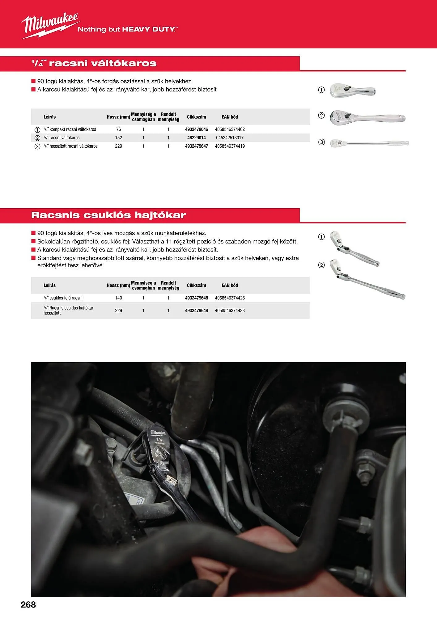 Katalógus Milwaukeetool akciós újság augusztus 14.-tól december 31.-ig 2024. - Oldal 268