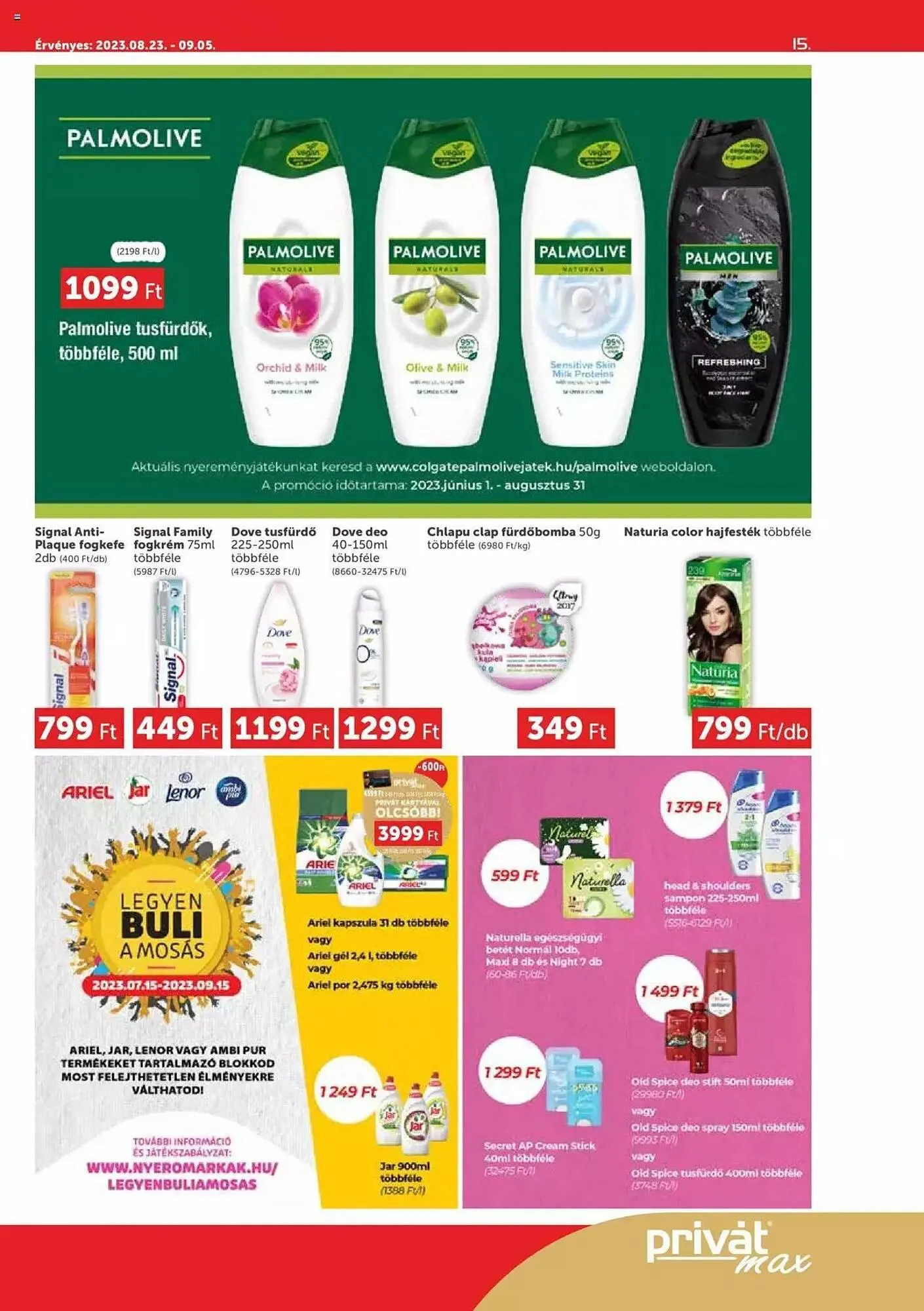 Katalógus PRIVÁT akciós újság augusztus 23.-tól szeptember 5.-ig 2023. - Oldal 15