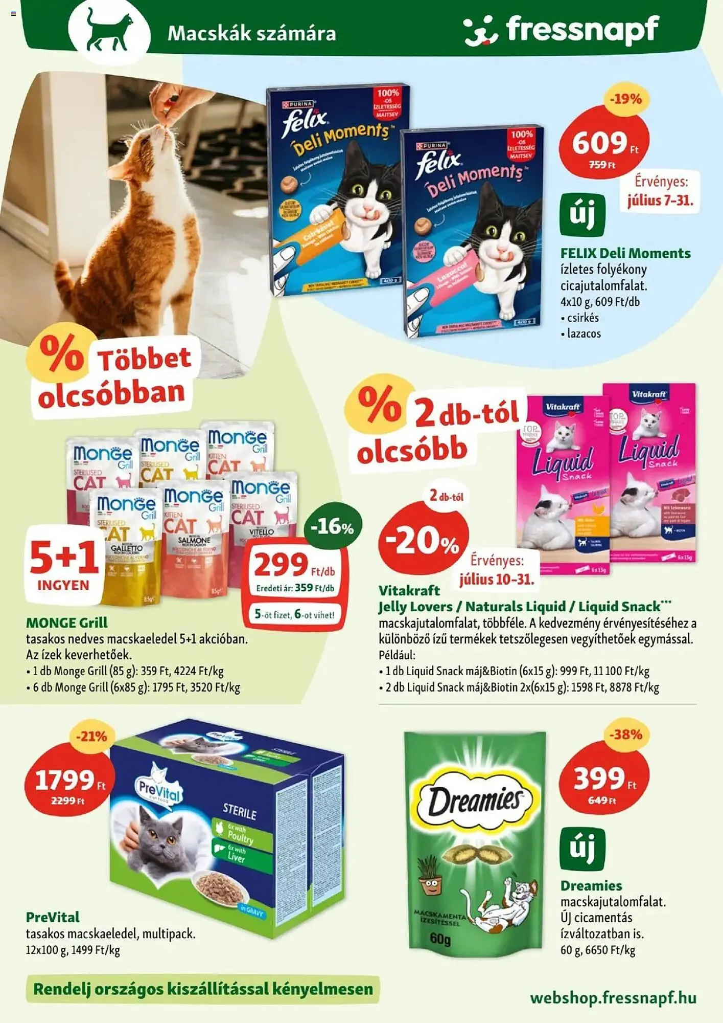 Katalógus Fressnapf akciós újság július 10.-tól július 31.-ig 2025. - Oldal 14