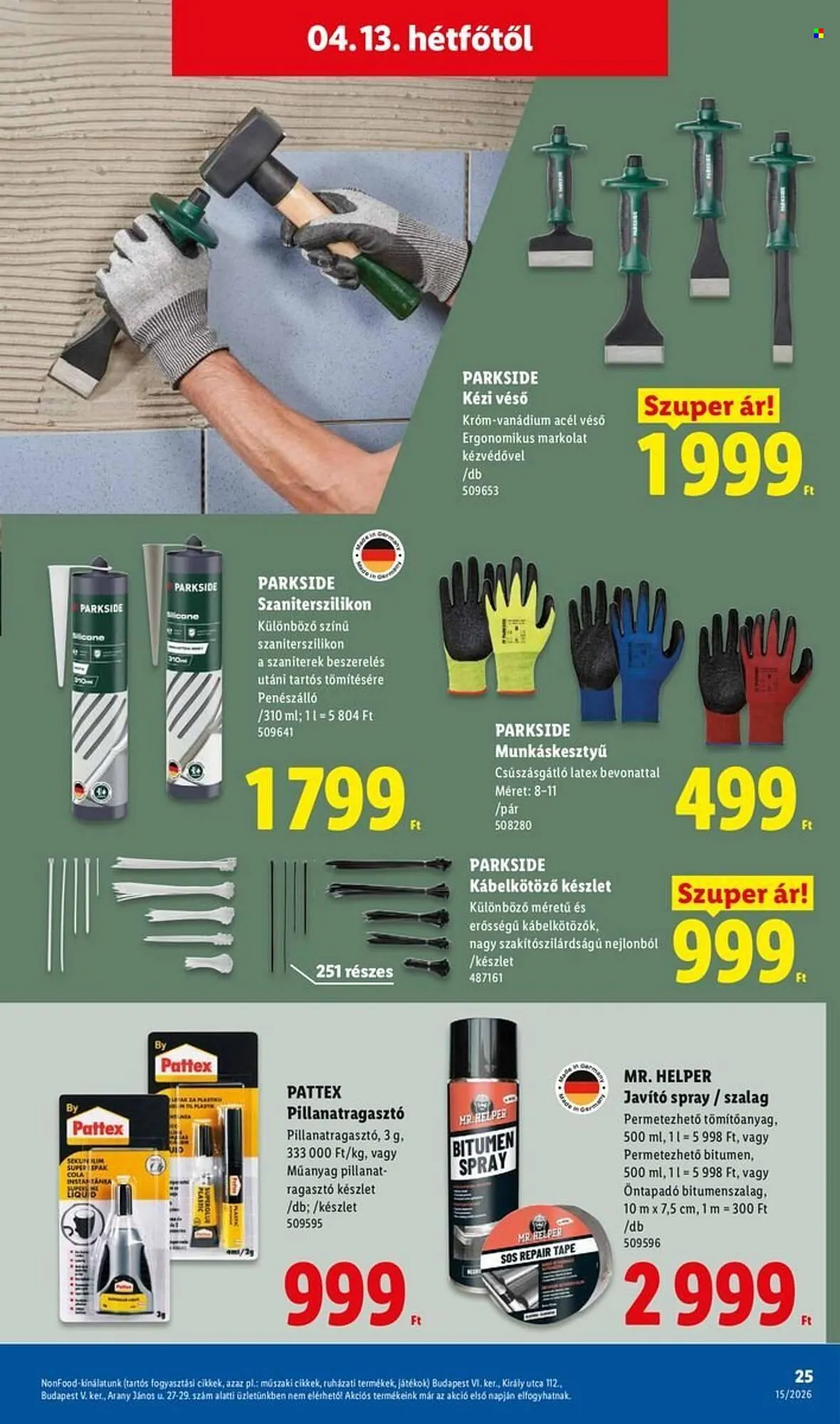 Katalógus Lidl akciós újság április 9.-tól április 15.-ig 2026. - Oldal 25