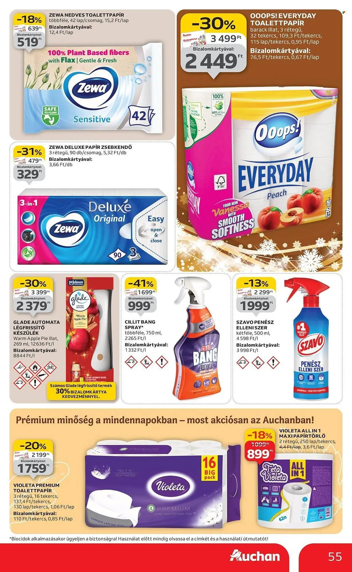 Katalógus Auchan akciós újság december 4.-tól december 10.-ig 2025. - Oldal 55