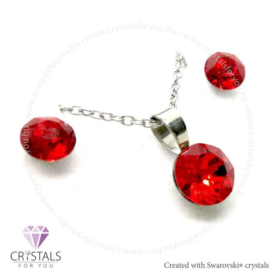 Kör medálos szett Swanis® prémium kristállyal díszítve