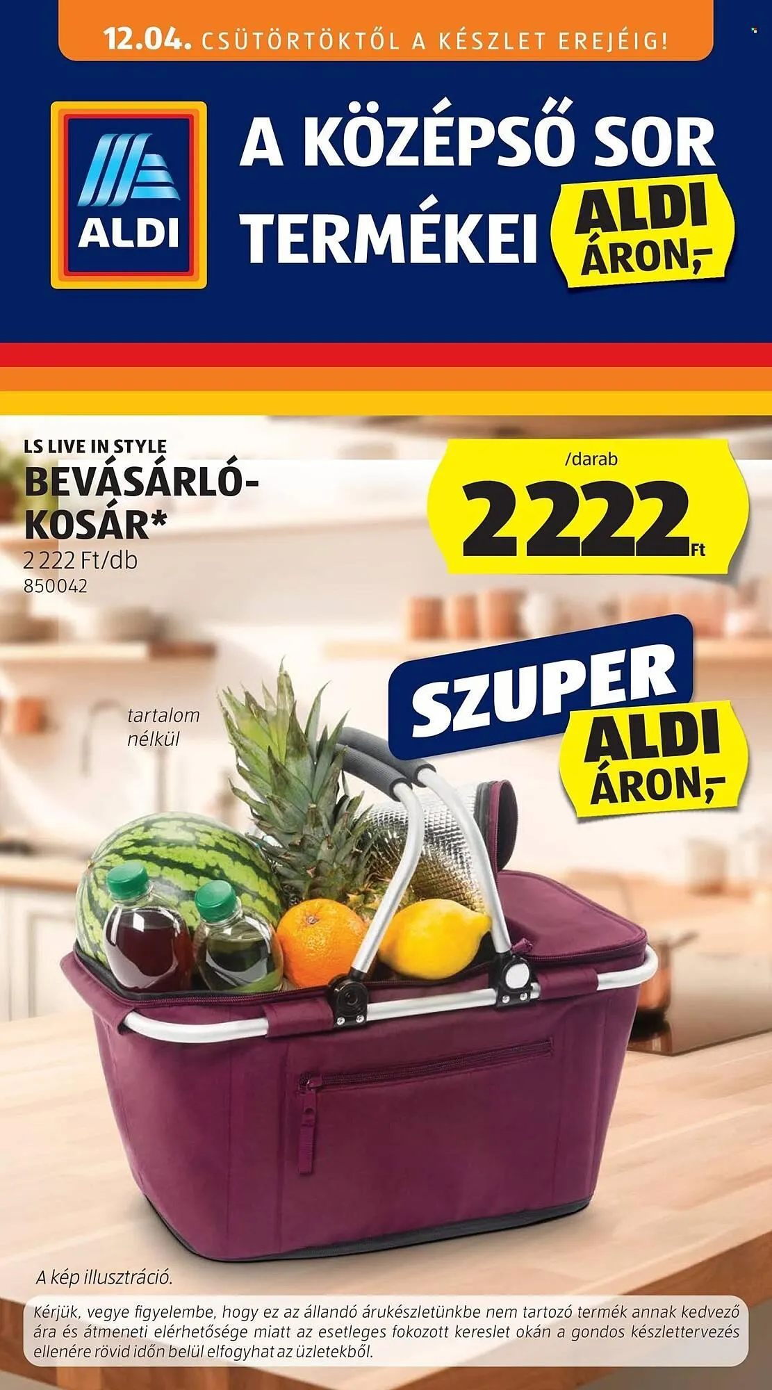ALDI akciós újság - 1