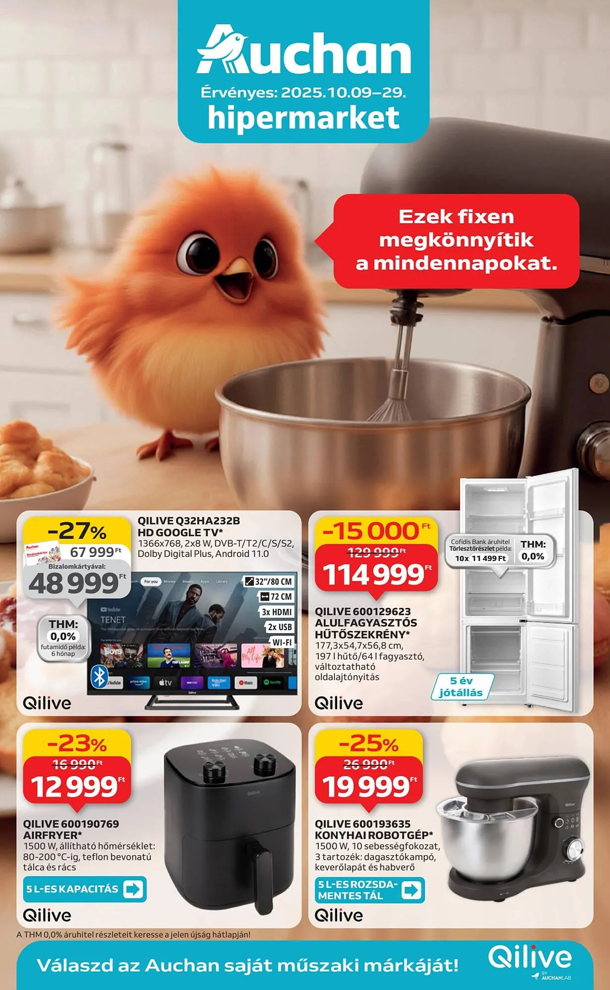 Katalógus Auchan akciós újság október 9.-tól október 29.-ig 2025. - Oldal 1