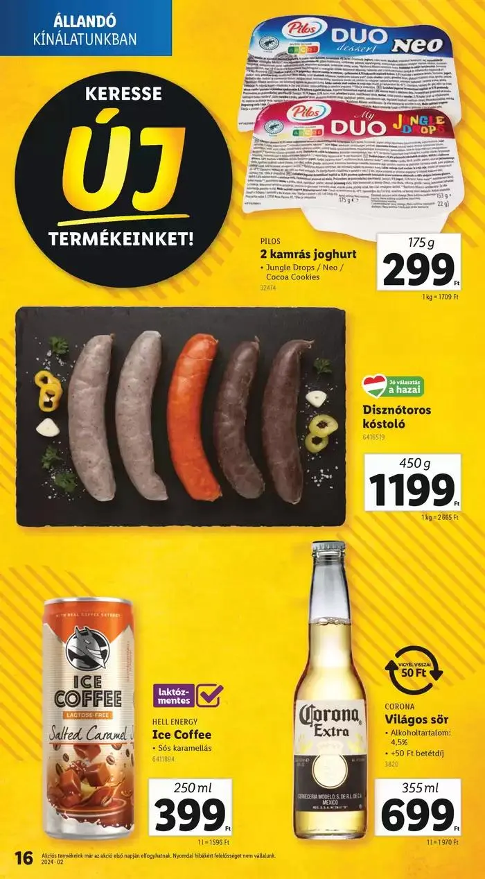 Katalógus Akciós újság – 02. hét január 9.-tól január 15.-ig 2025. - Oldal 16