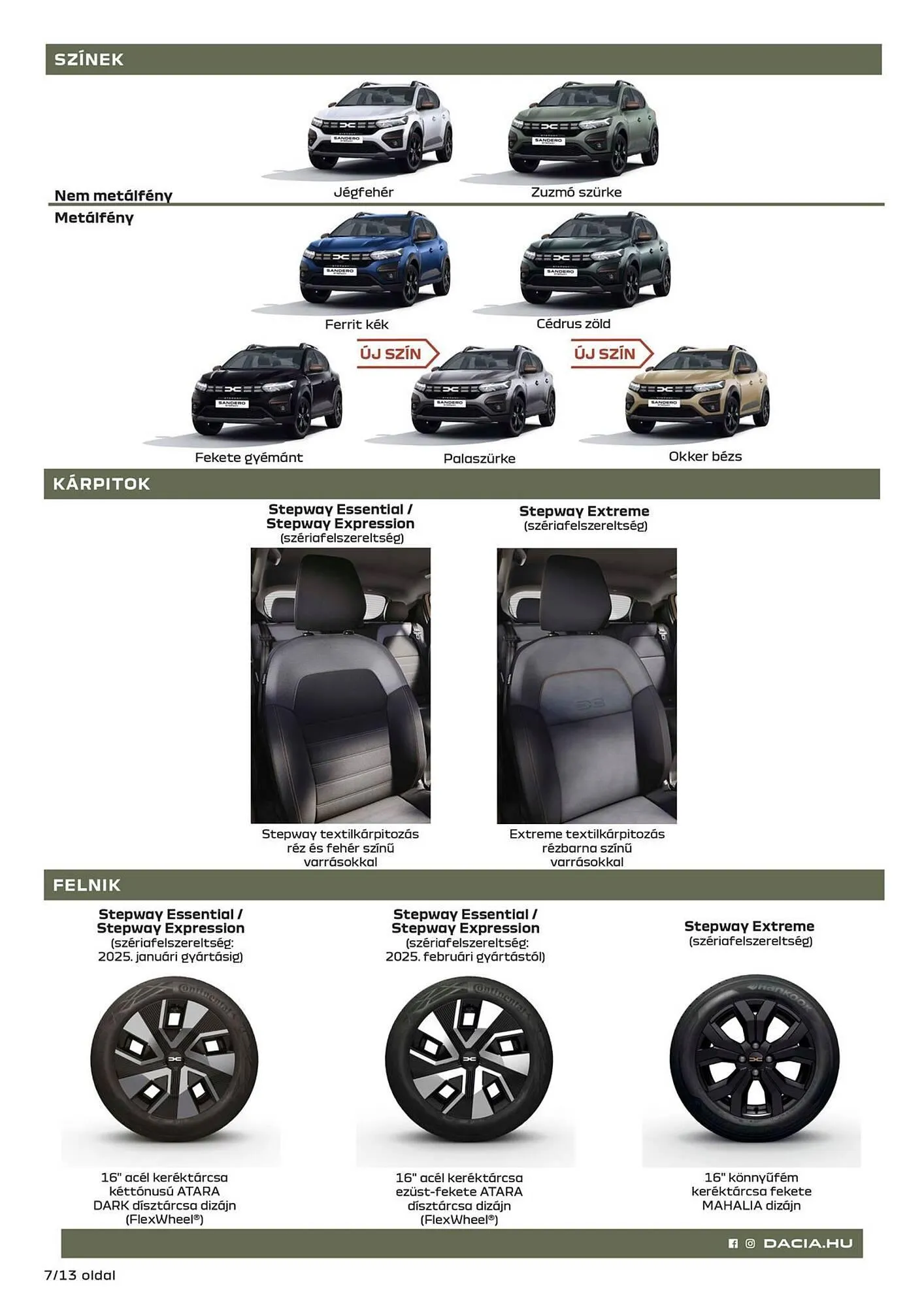 Katalógus Dacia akciós újság március 10.-tól április 20.-ig 2025. - Oldal 7