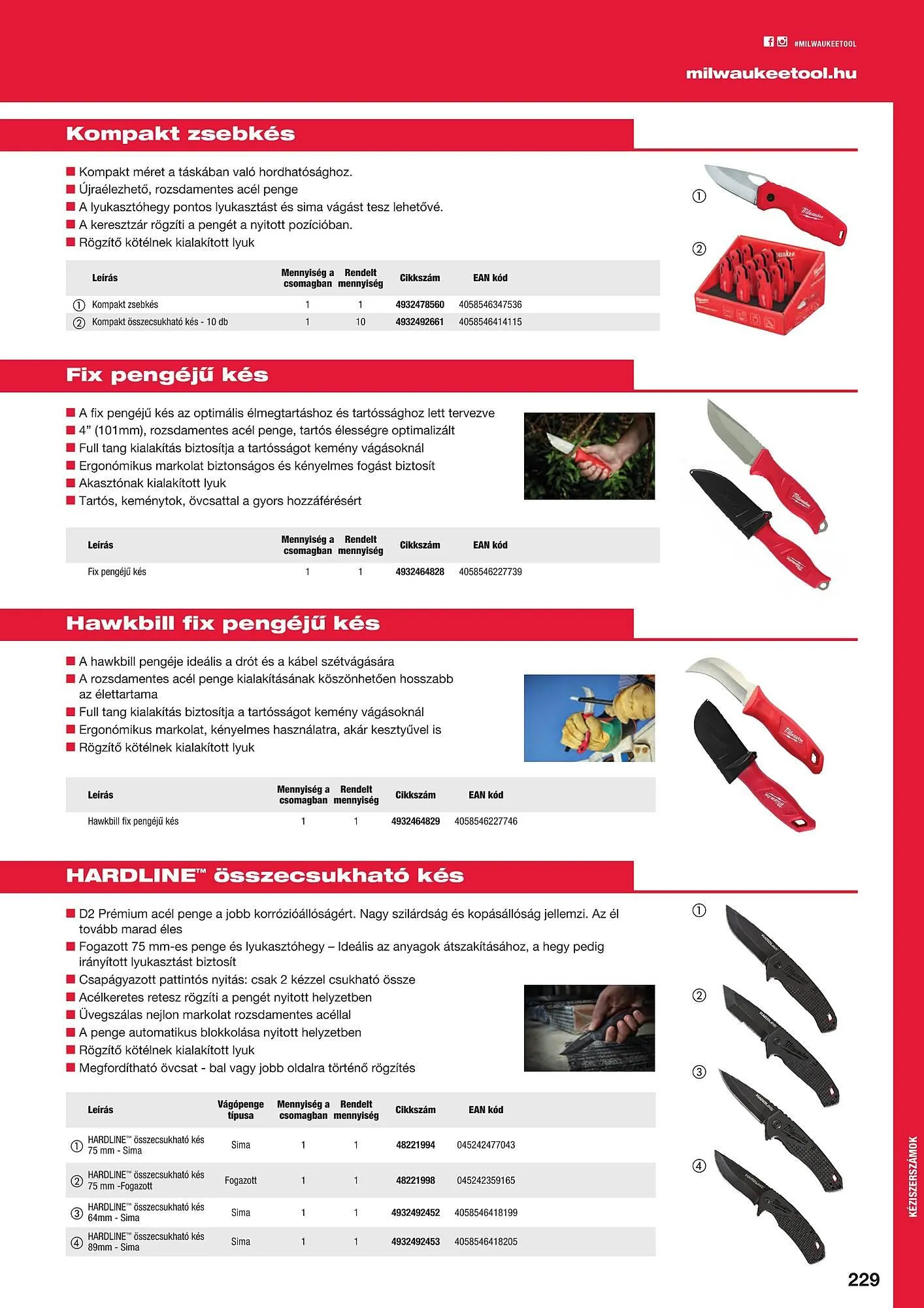 Katalógus Milwaukeetool akciós újság augusztus 14.-tól december 31.-ig 2024. - Oldal 229