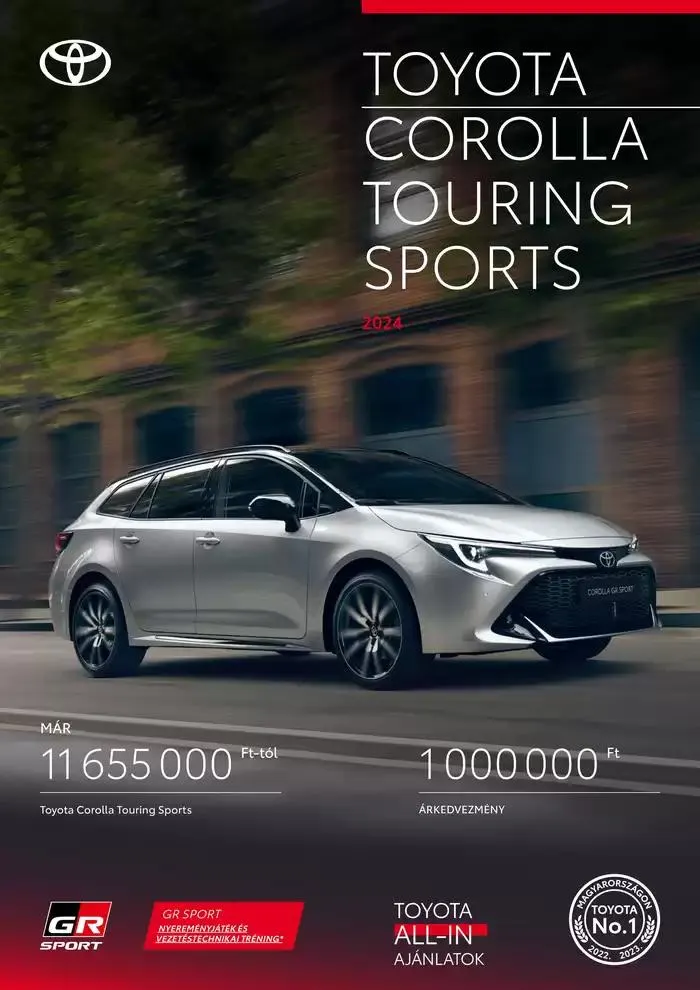 Katalógus Toyota Corolla TS MY24 október 2.-tól október 2.-ig 2025. - Oldal 1