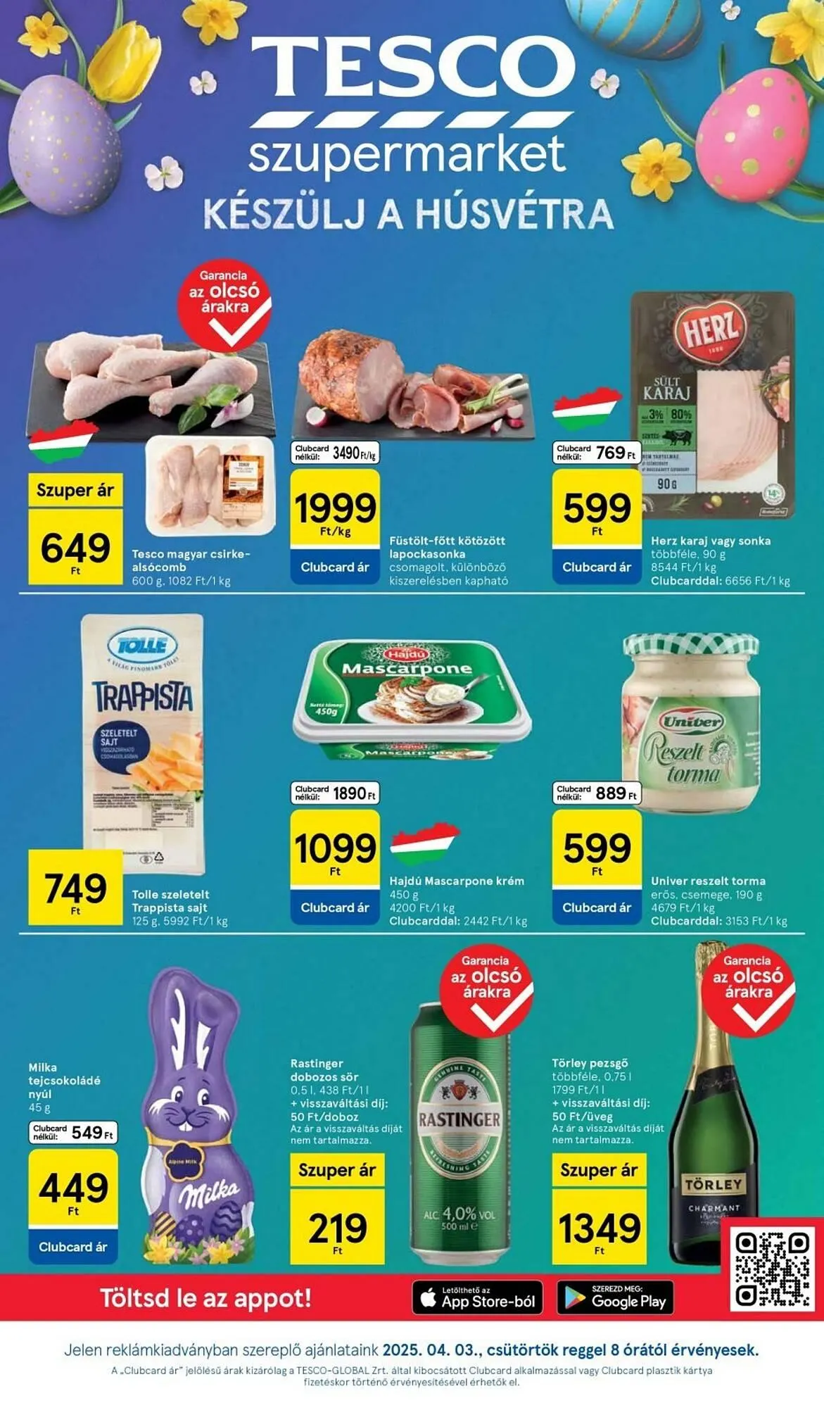 Katalógus Tesco akciós újság április 3.-tól április 9.-ig 2025. - Oldal 1