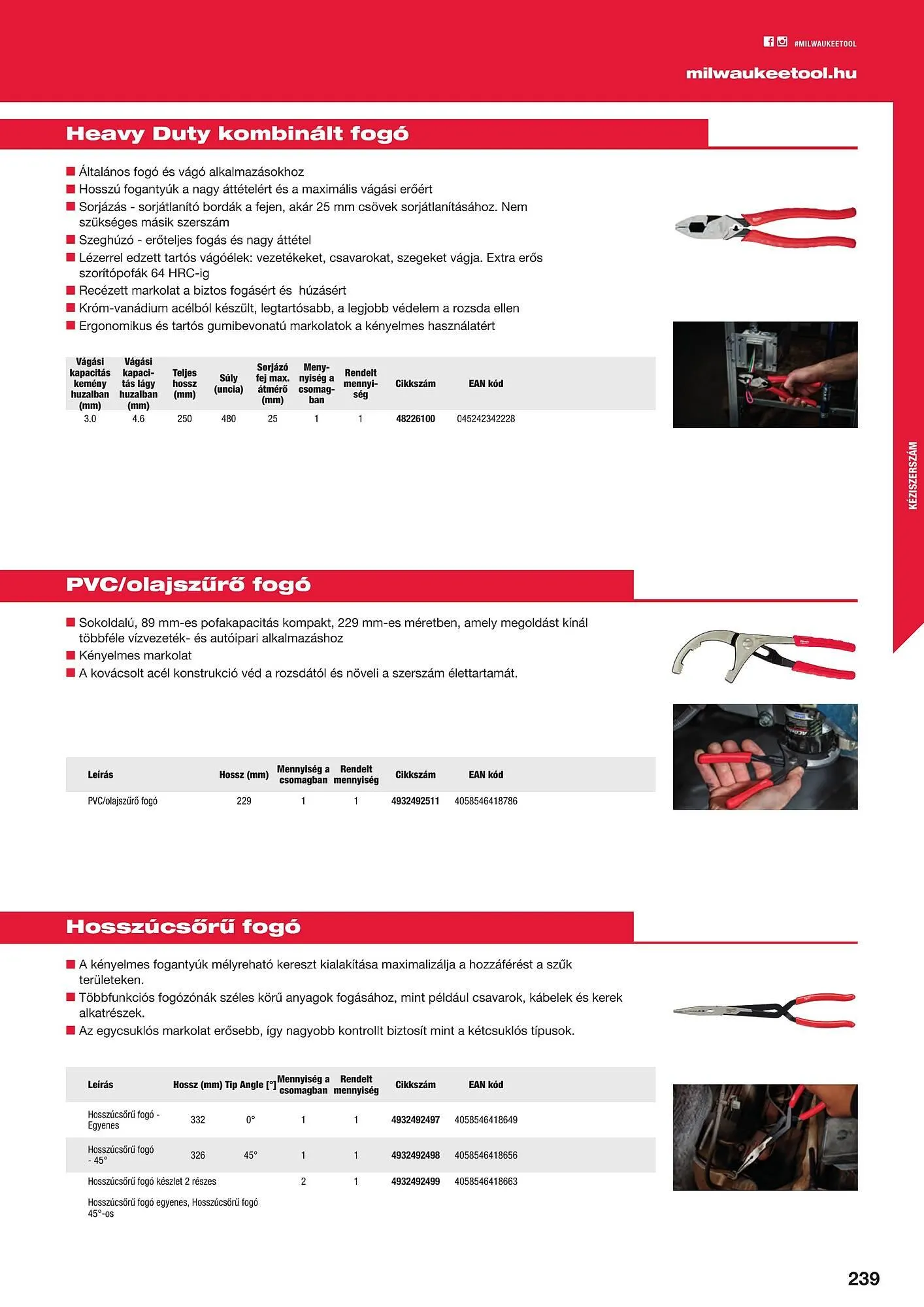 Katalógus Milwaukee akciós újság szeptember 16.-tól december 31.-ig 2025. - Oldal 239