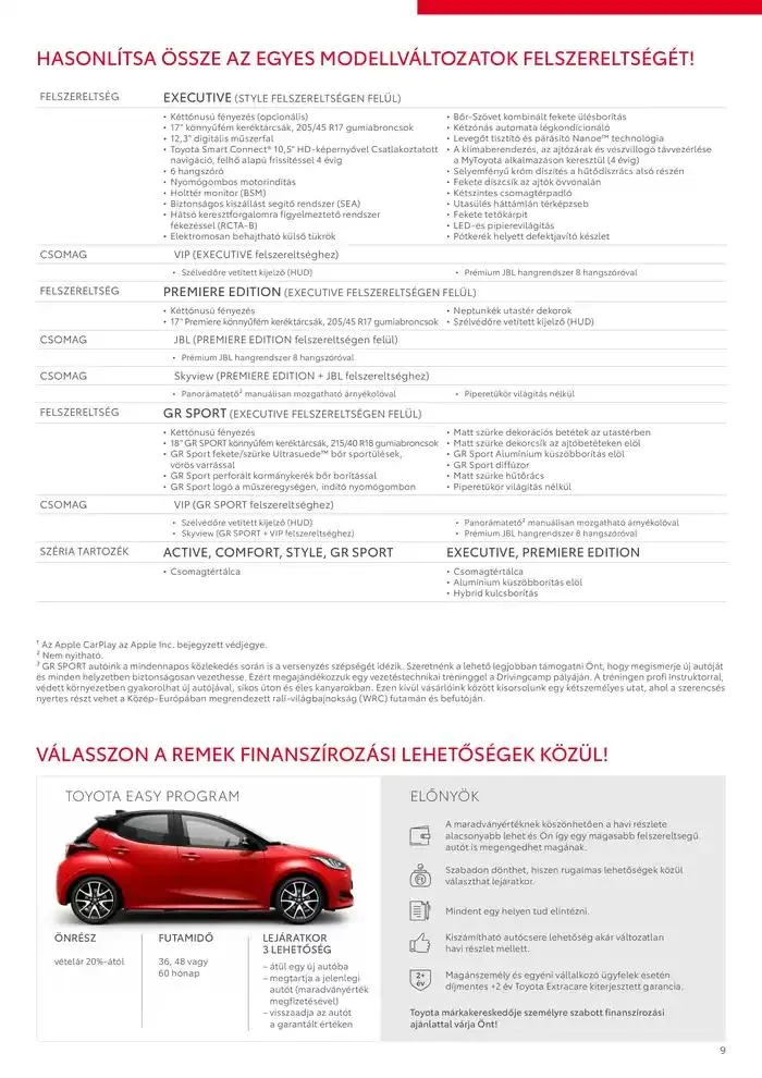 Katalógus Toyota Új YARIS Hybrid október 3.-tól október 3.-ig 2025. - Oldal 9