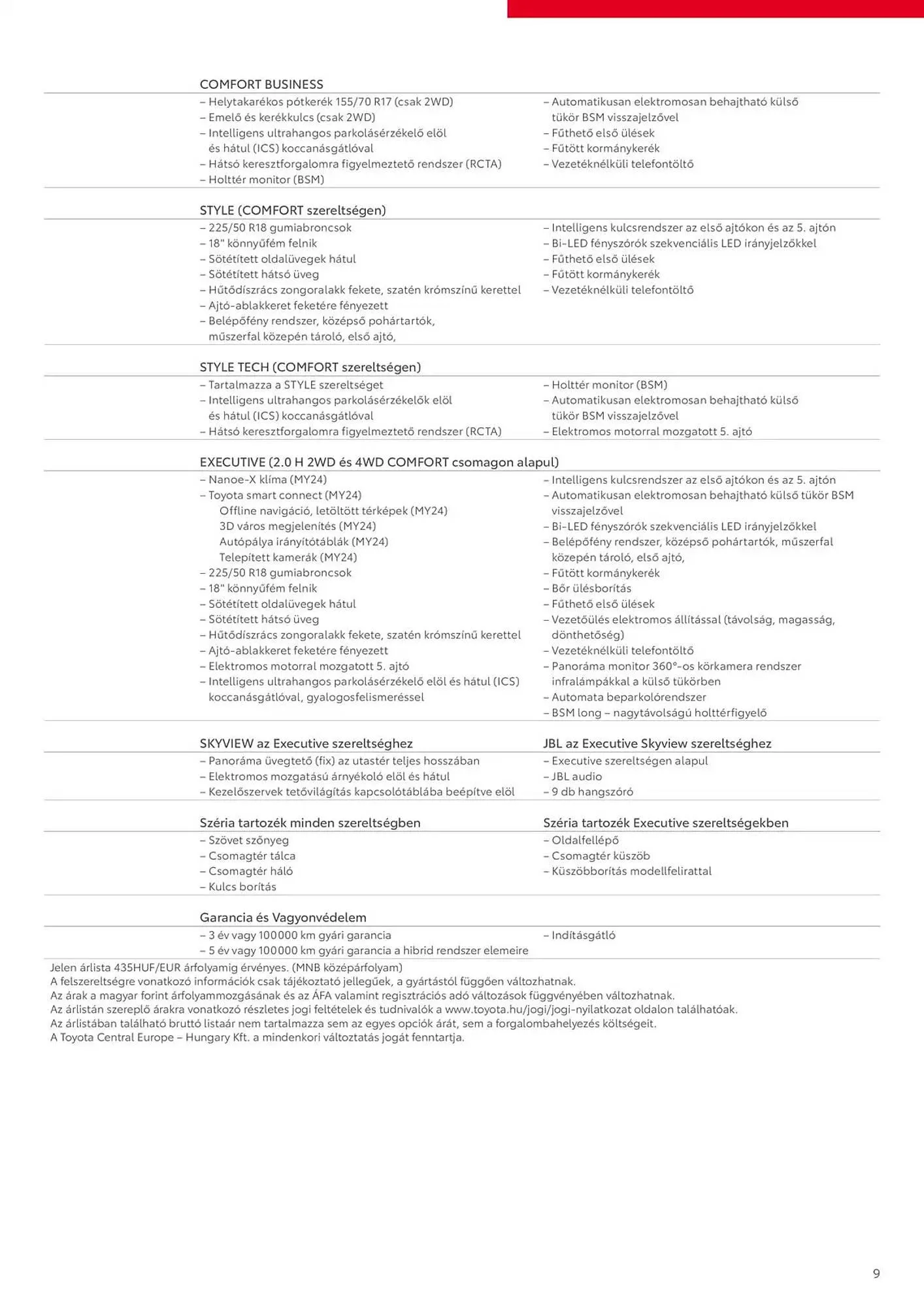 Katalógus Toyota akciós újság február 8.-tól február 8.-ig 2026. - Oldal 9