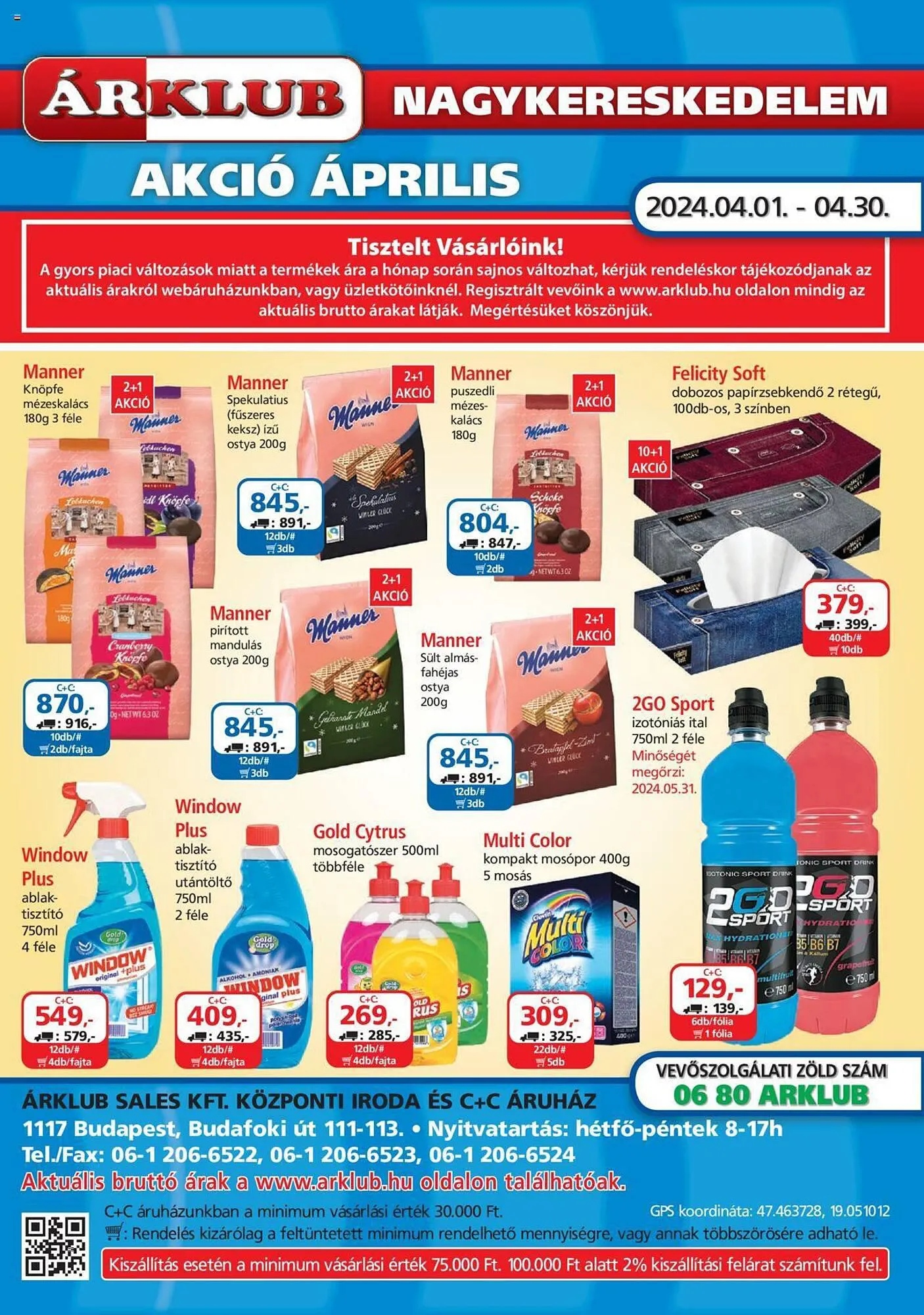 Katalógus ÁRKLUB akciós újság április 1.-tól április 30.-ig 2024. - Oldal 