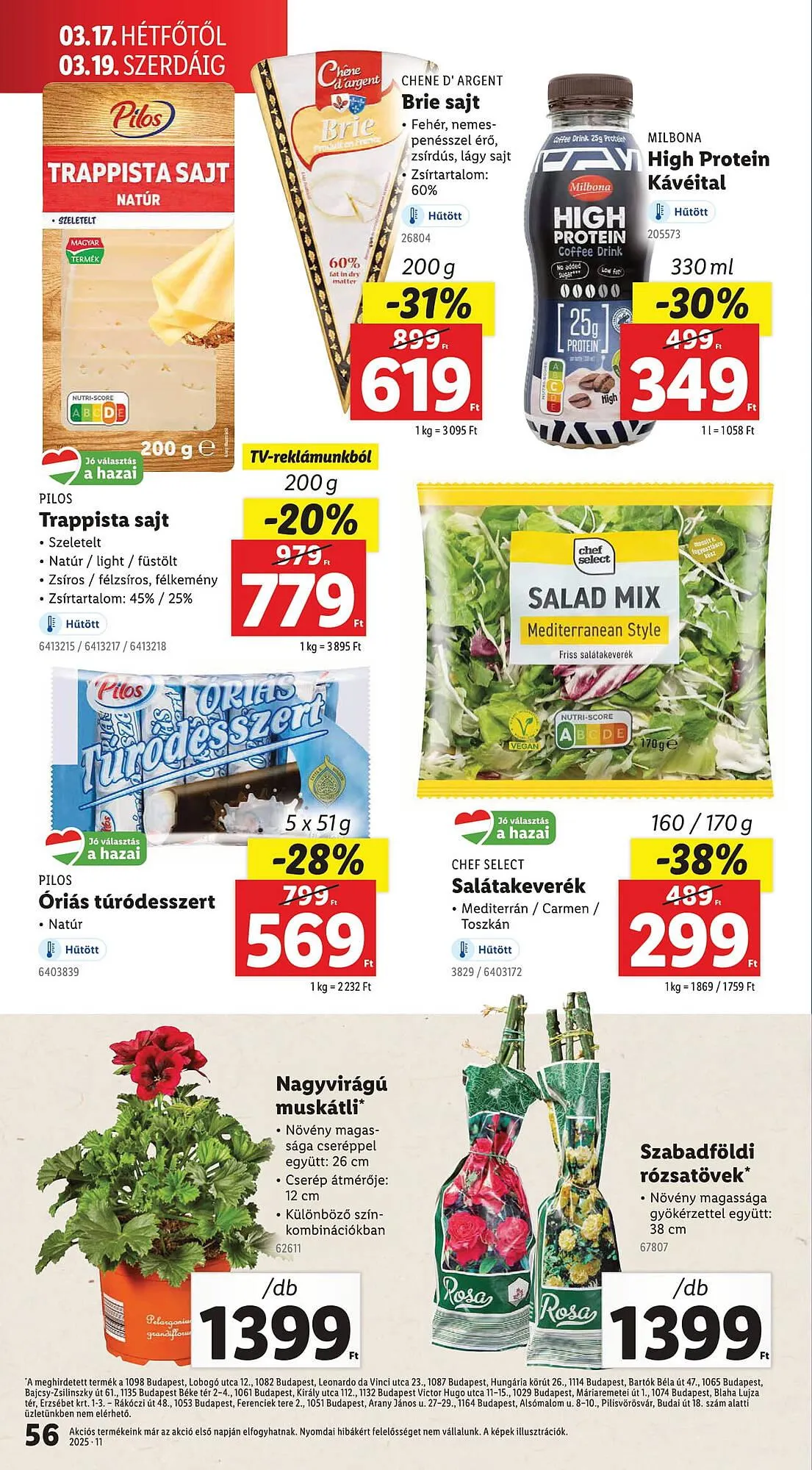 Katalógus Lidl akciós újság március 13.-tól március 19.-ig 2025. - Oldal 56