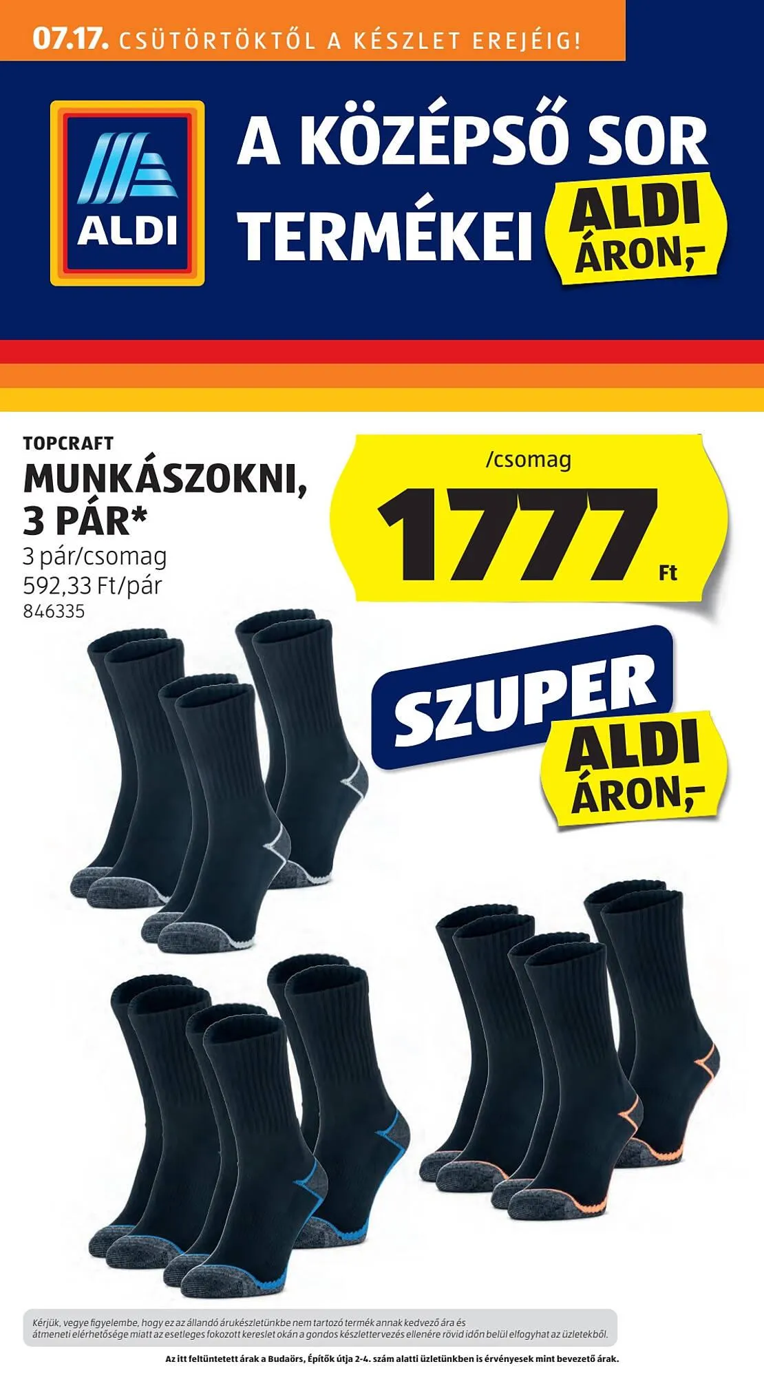 Katalógus ALDI akciós újság július 17.-tól július 20.-ig 2025. - Oldal 1