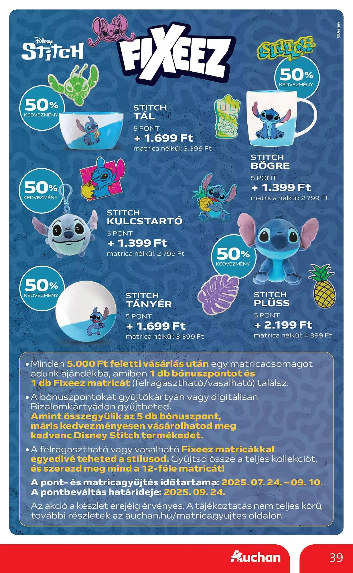 Katalógus Auchan akciós újság július 31.-tól augusztus 6.-ig 2025. - Oldal 39