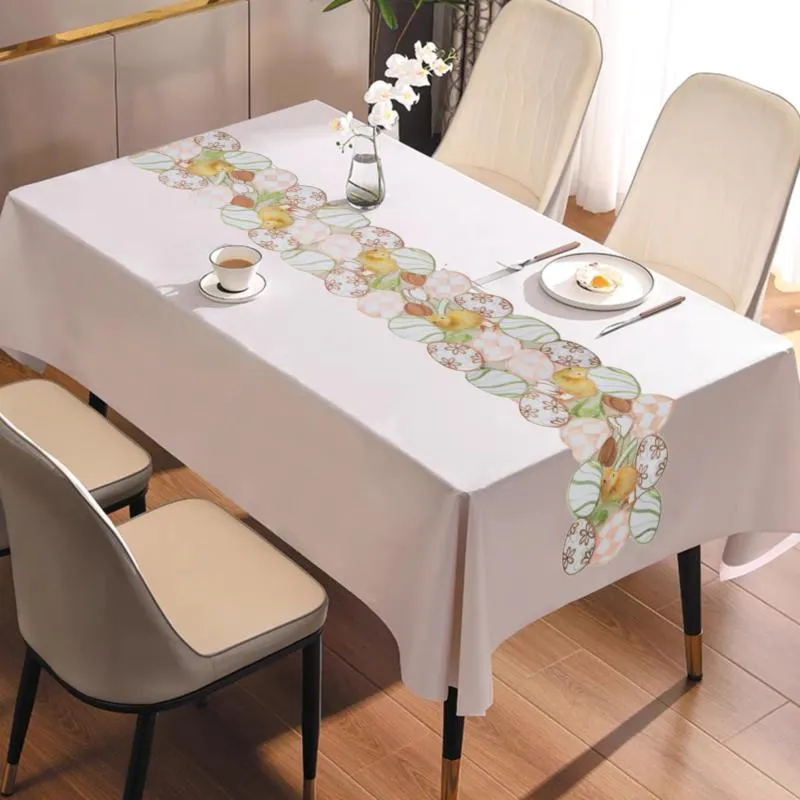 Csibe & tojás mintás húsvéti asztali futó - 20X160 CM