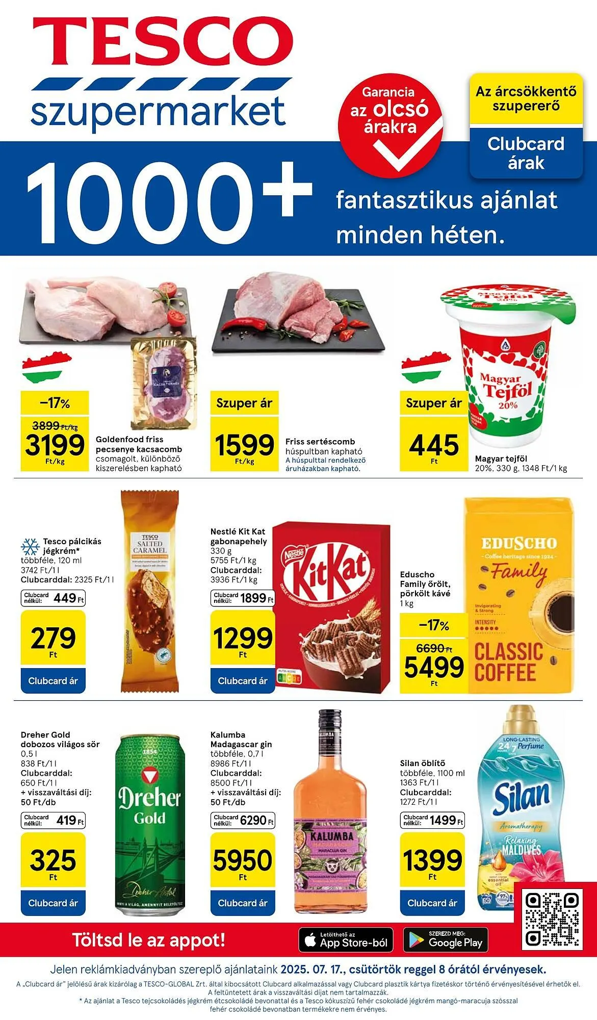 Katalógus Tesco akciós újság július 17.-tól július 23.-ig 2025. - Oldal 1