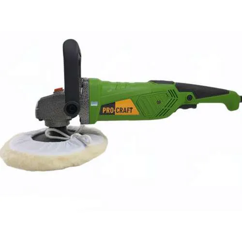 Polírozó gép Procraft PM2100E, 2100 W, 800-3300 ford./perc, 180 mm
